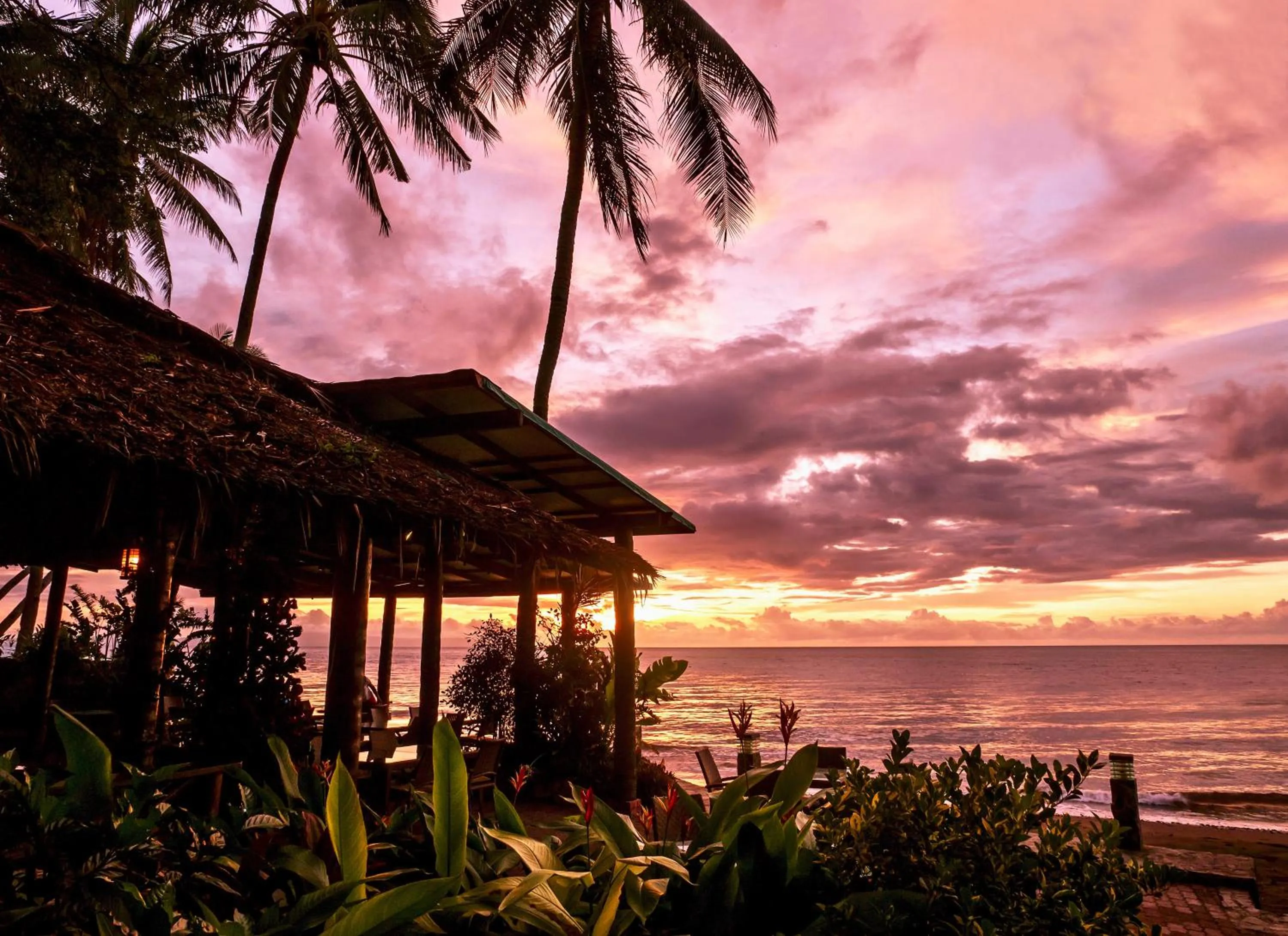 Sunset in Atlantis Dive Resort Dumaguete