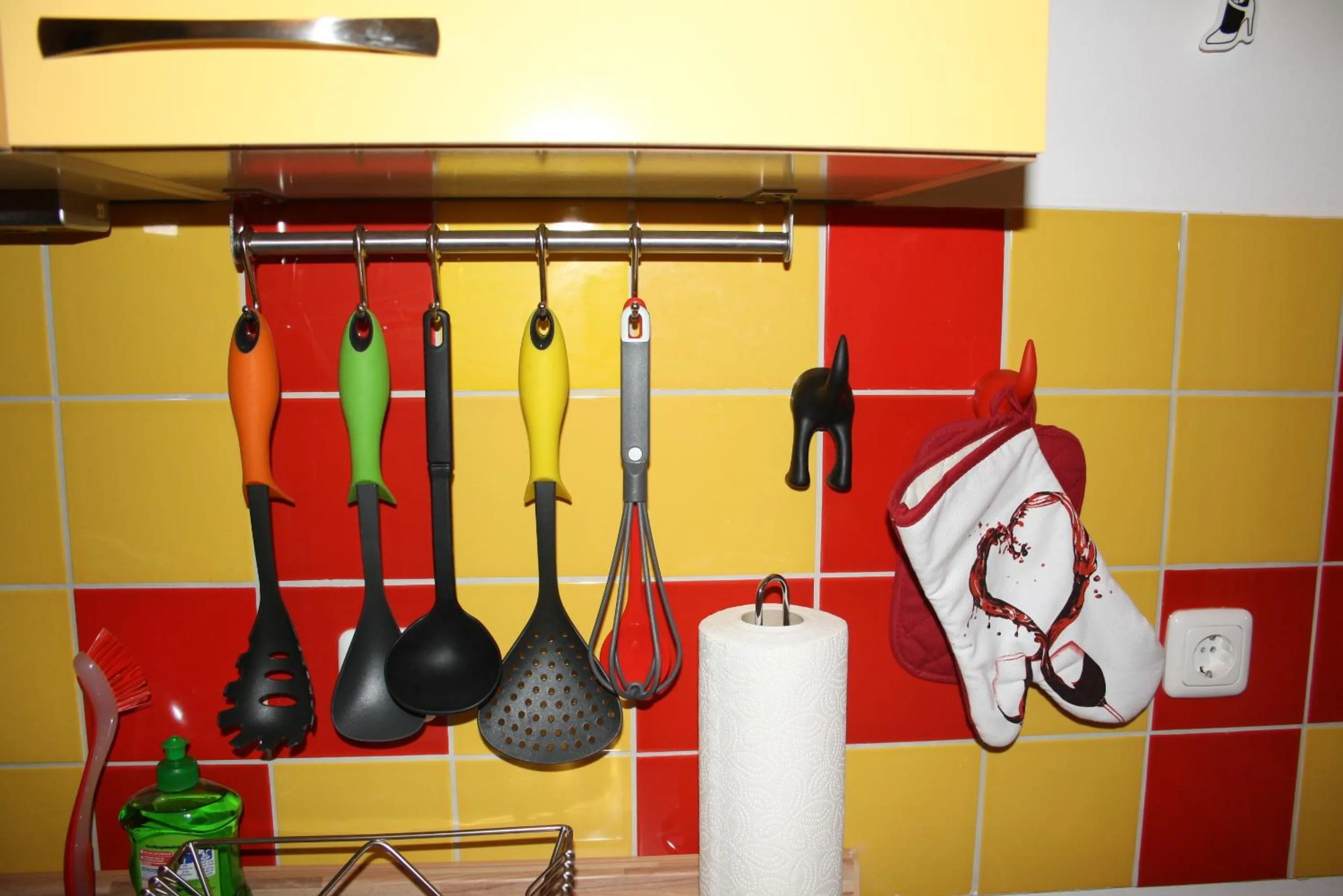 Kitchen or kitchenette in Apartments Villa del Arte