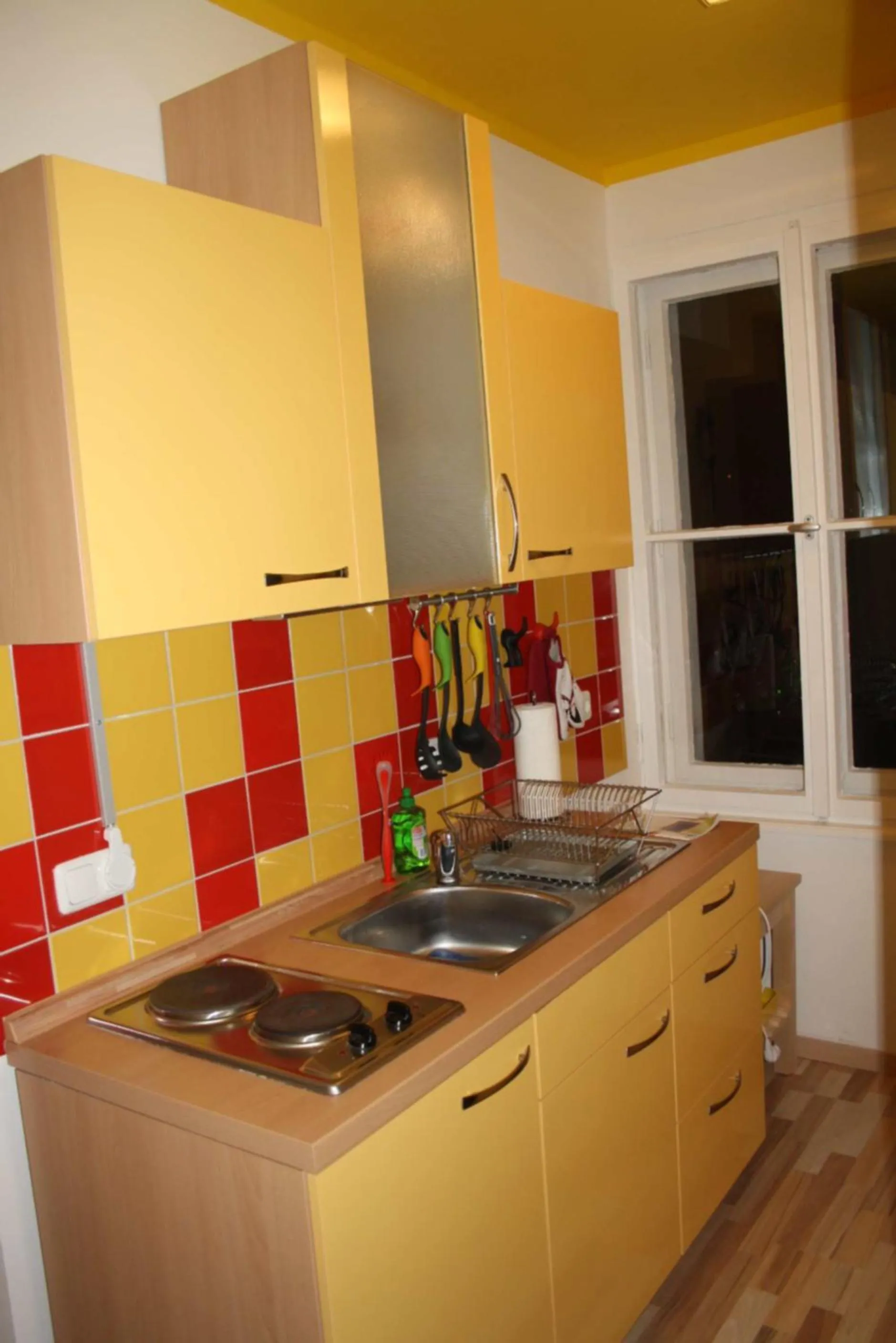 Kitchen or kitchenette in Apartments Villa del Arte