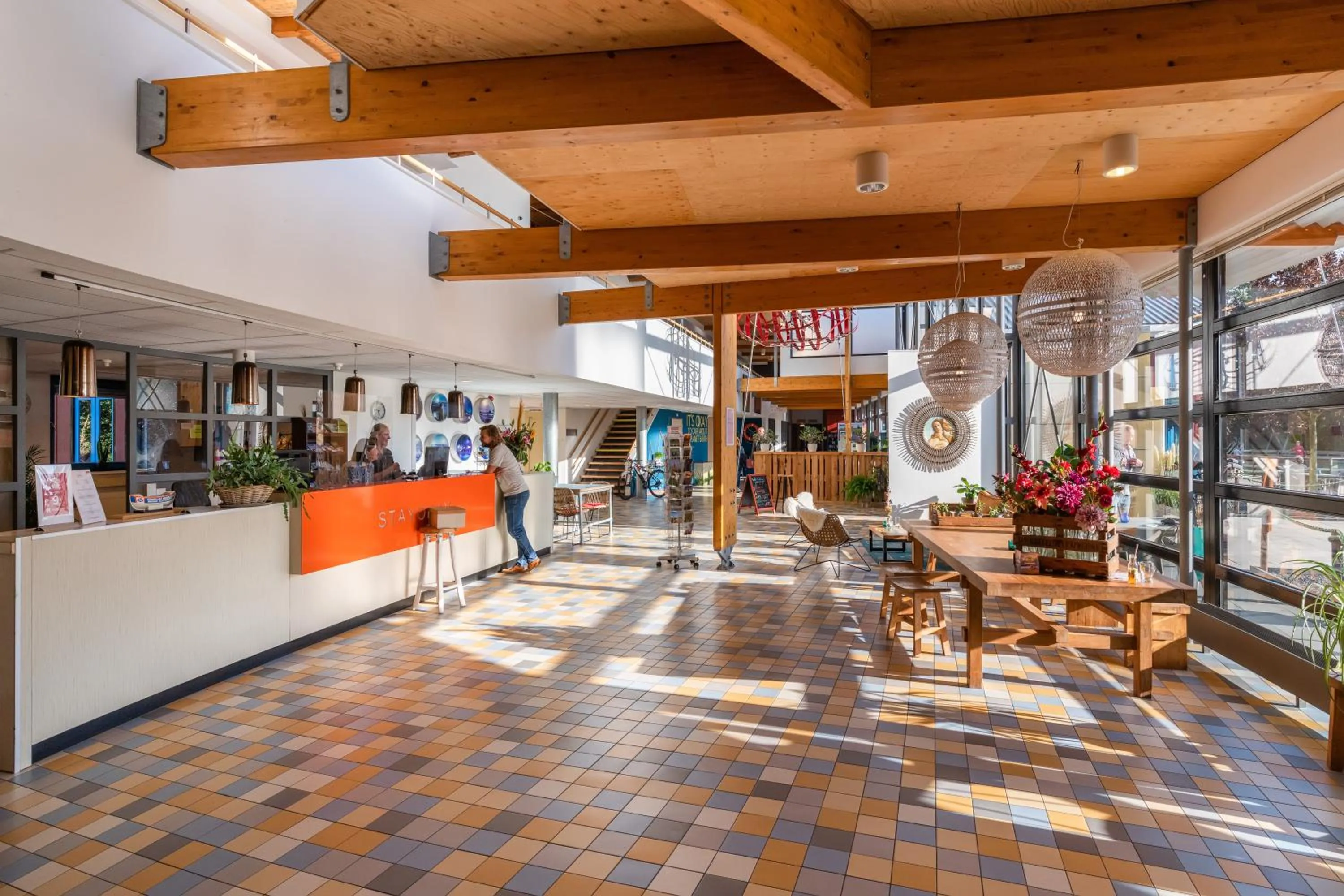 Lobby or reception in Stayokay Hostel Texel