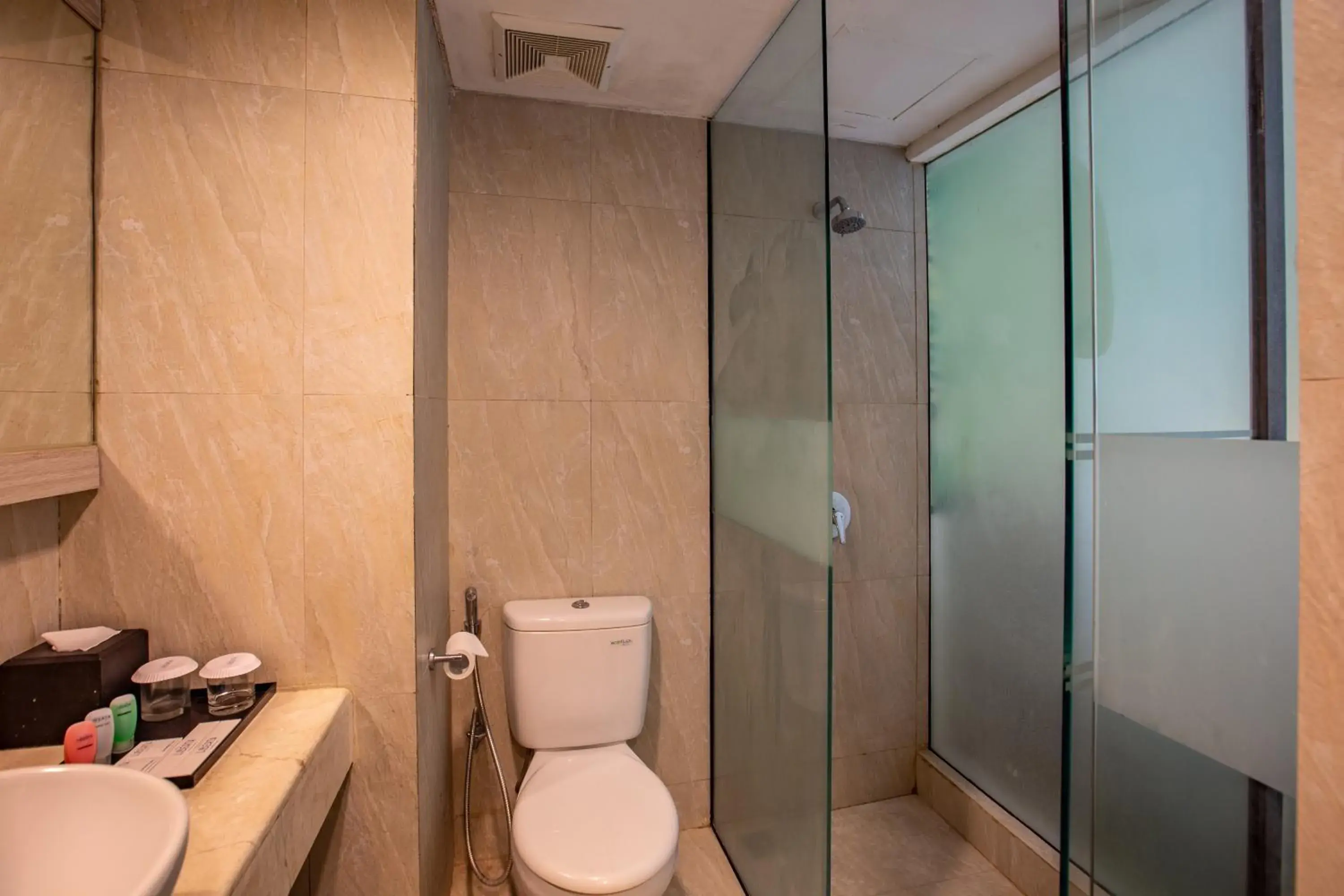 Bathroom in Liberta Seminyak Hotel Bathroom in Liberta Seminyak Hotel