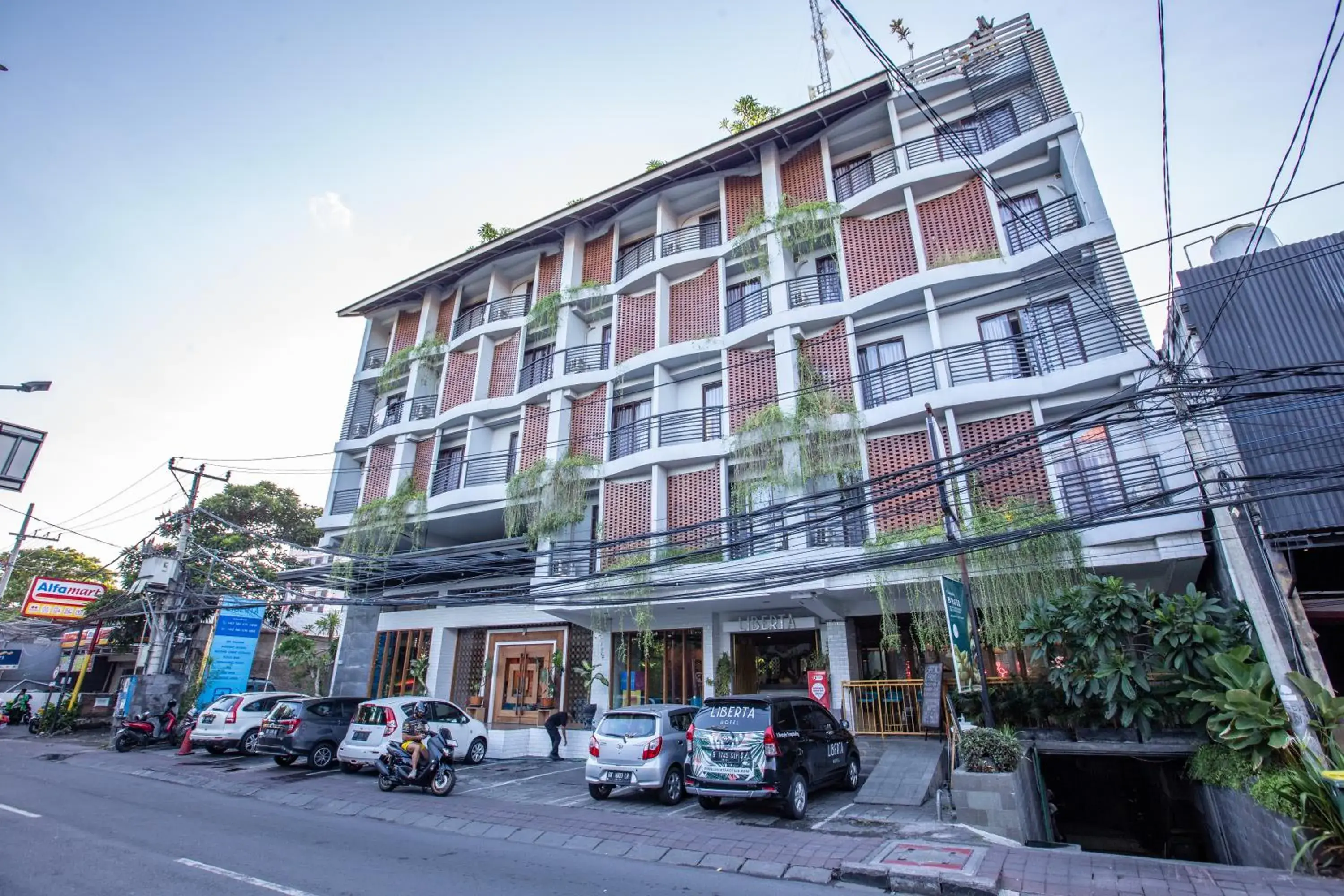 Property building in Liberta Seminyak Hotel Property building in Liberta Seminyak Hotel