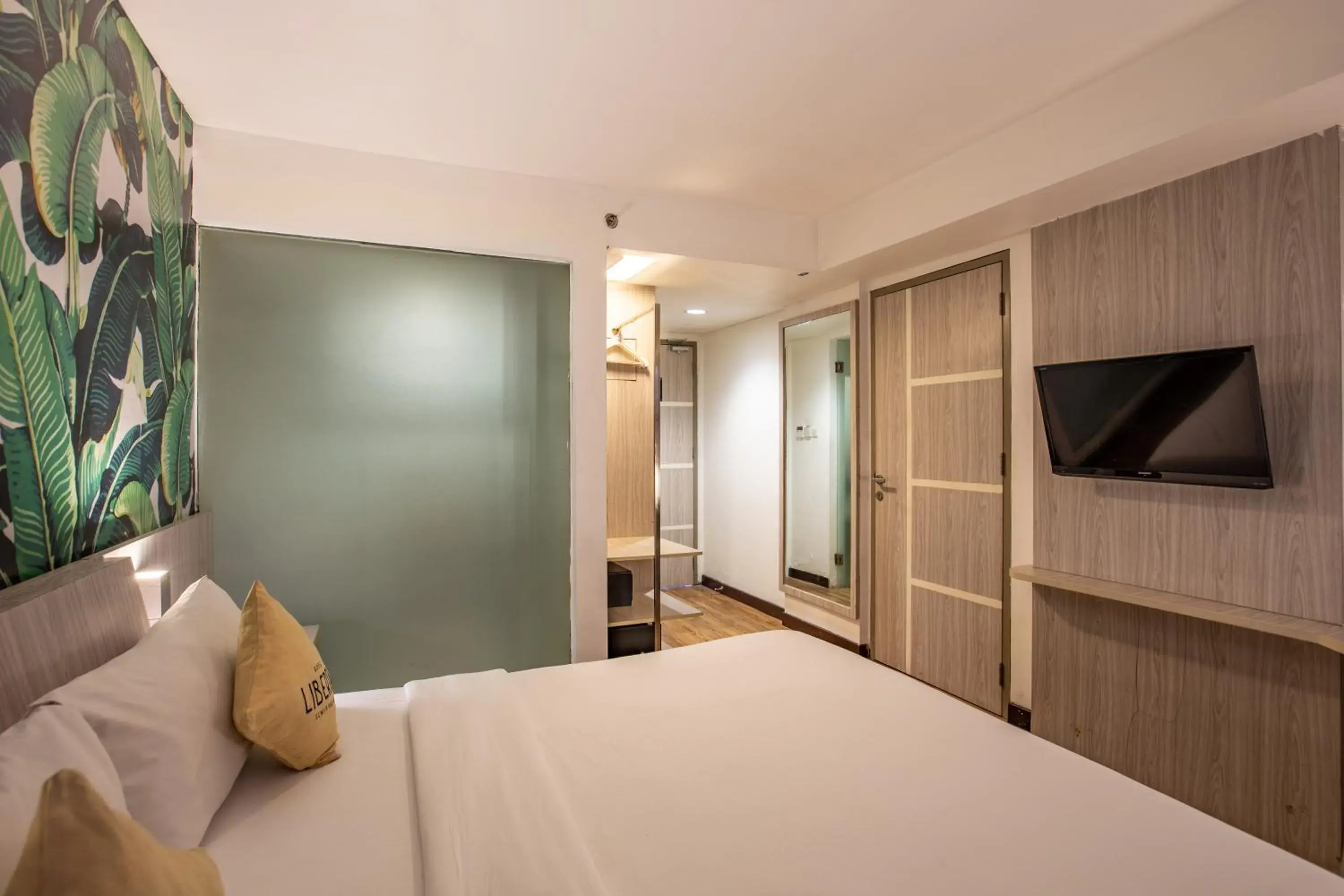 Bedroom, Bed in Liberta Seminyak Hotel Bedroom, Bed in Liberta Seminyak Hotel