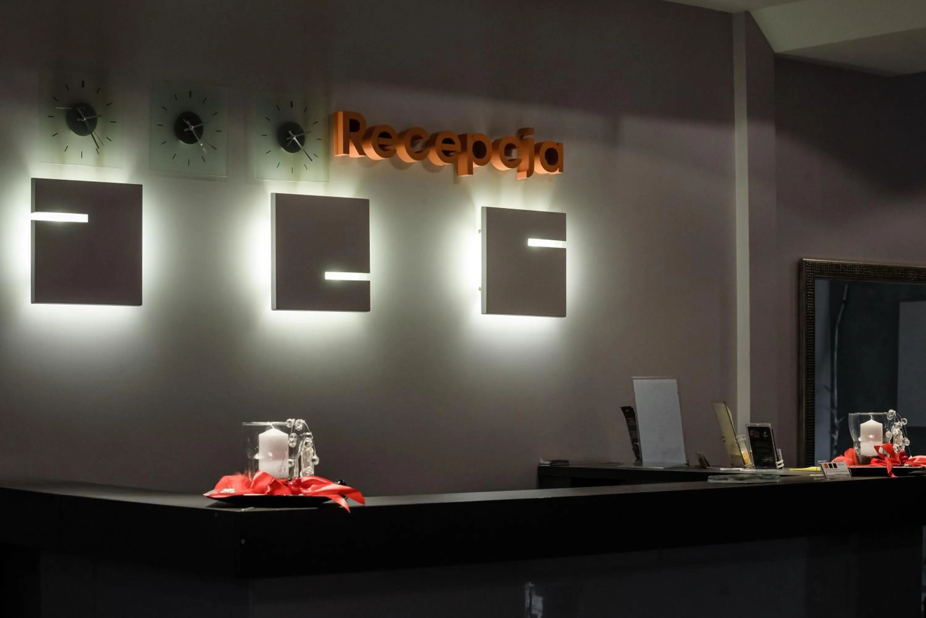 Lobby or reception in Zajazd Kwadrat