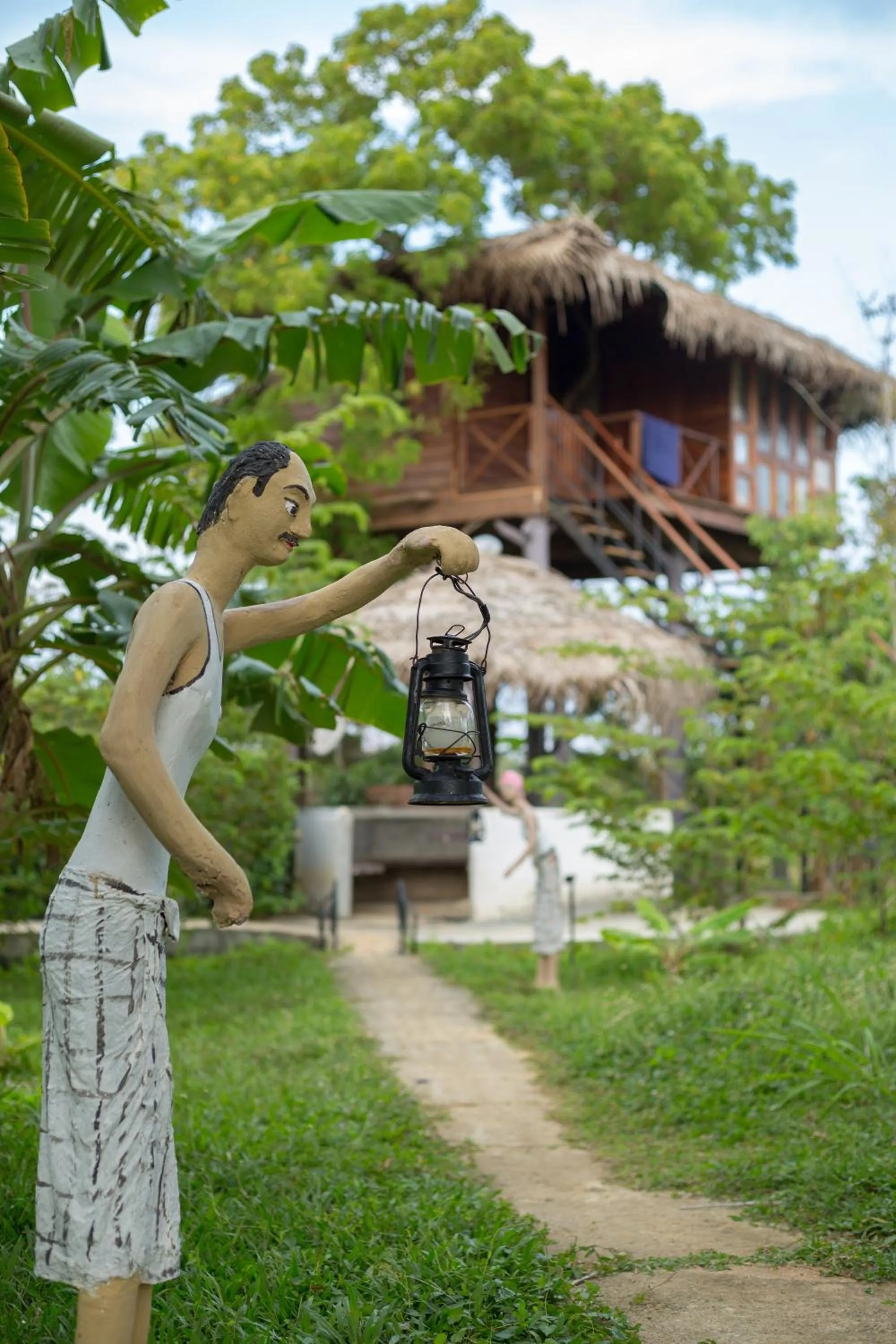 Garden view in The Hideout Sigiriya