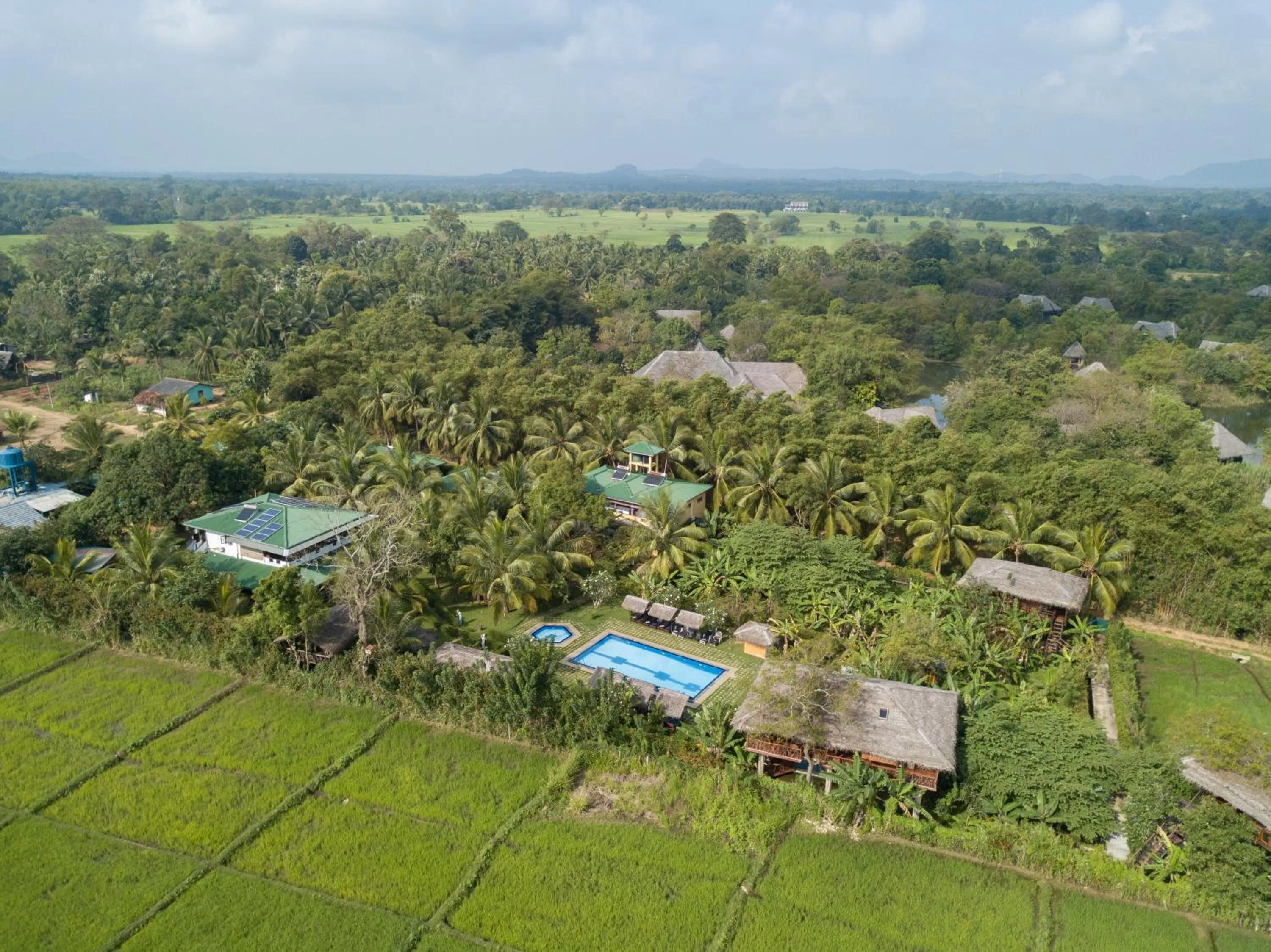 Bird's eye view in The Hideout Sigiriya