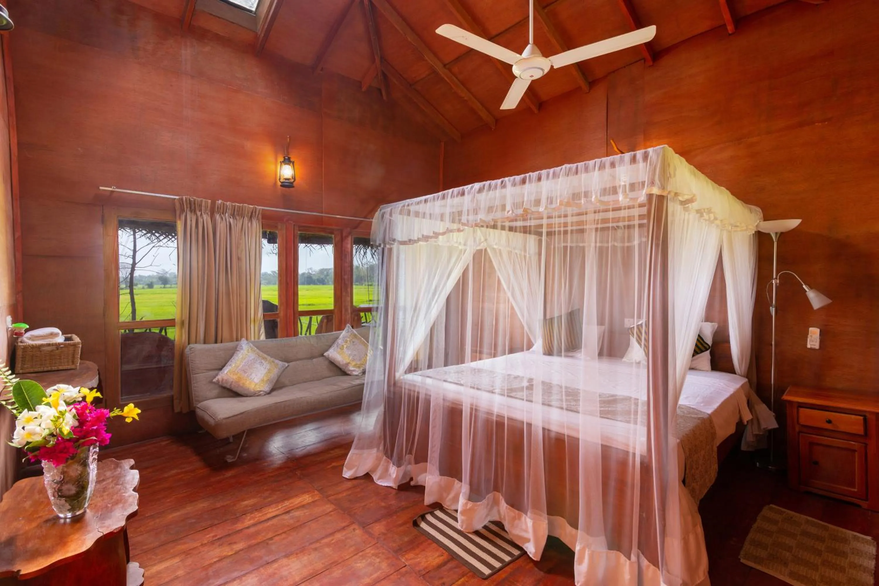 Bedroom, Bed in The Hideout Sigiriya