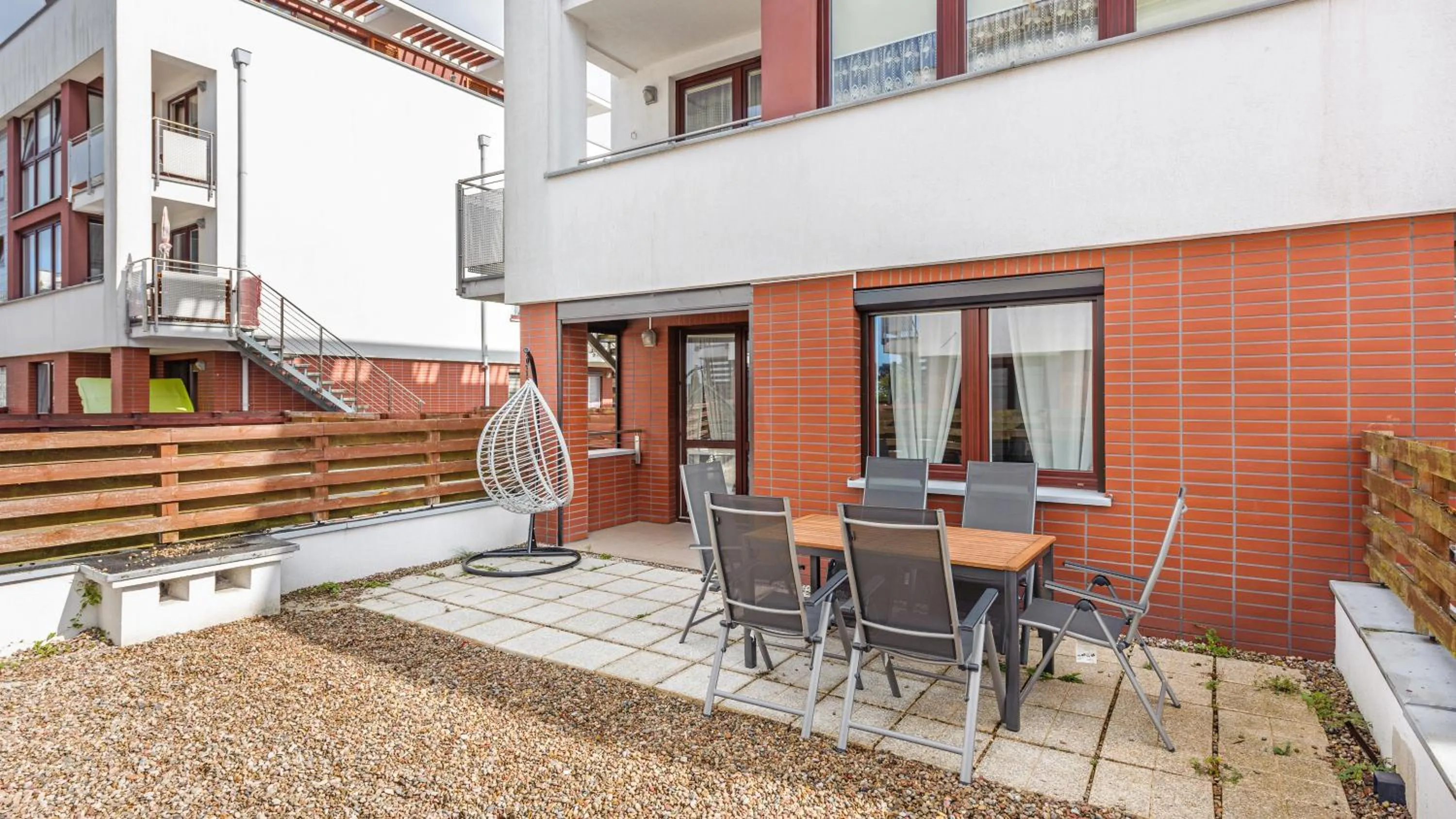 Balcony/Terrace in Kołobrzeg Jantar, Sun & Snow