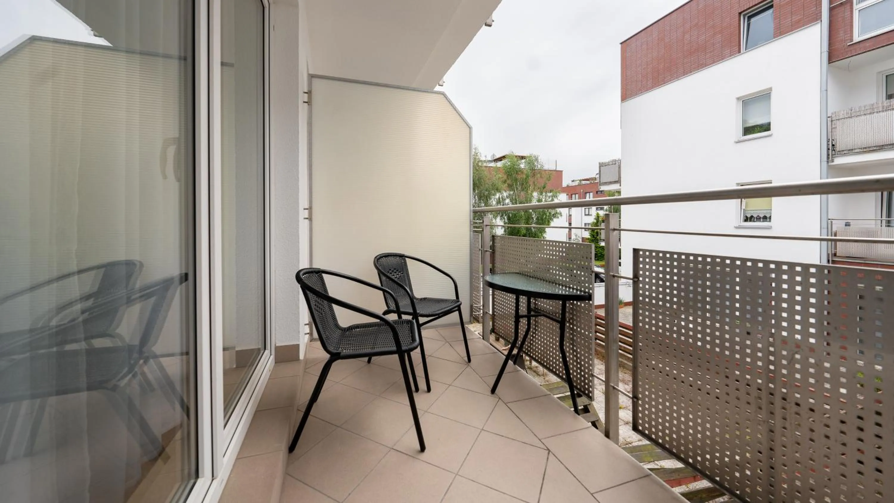 Balcony/Terrace in Kołobrzeg Jantar, Sun & Snow