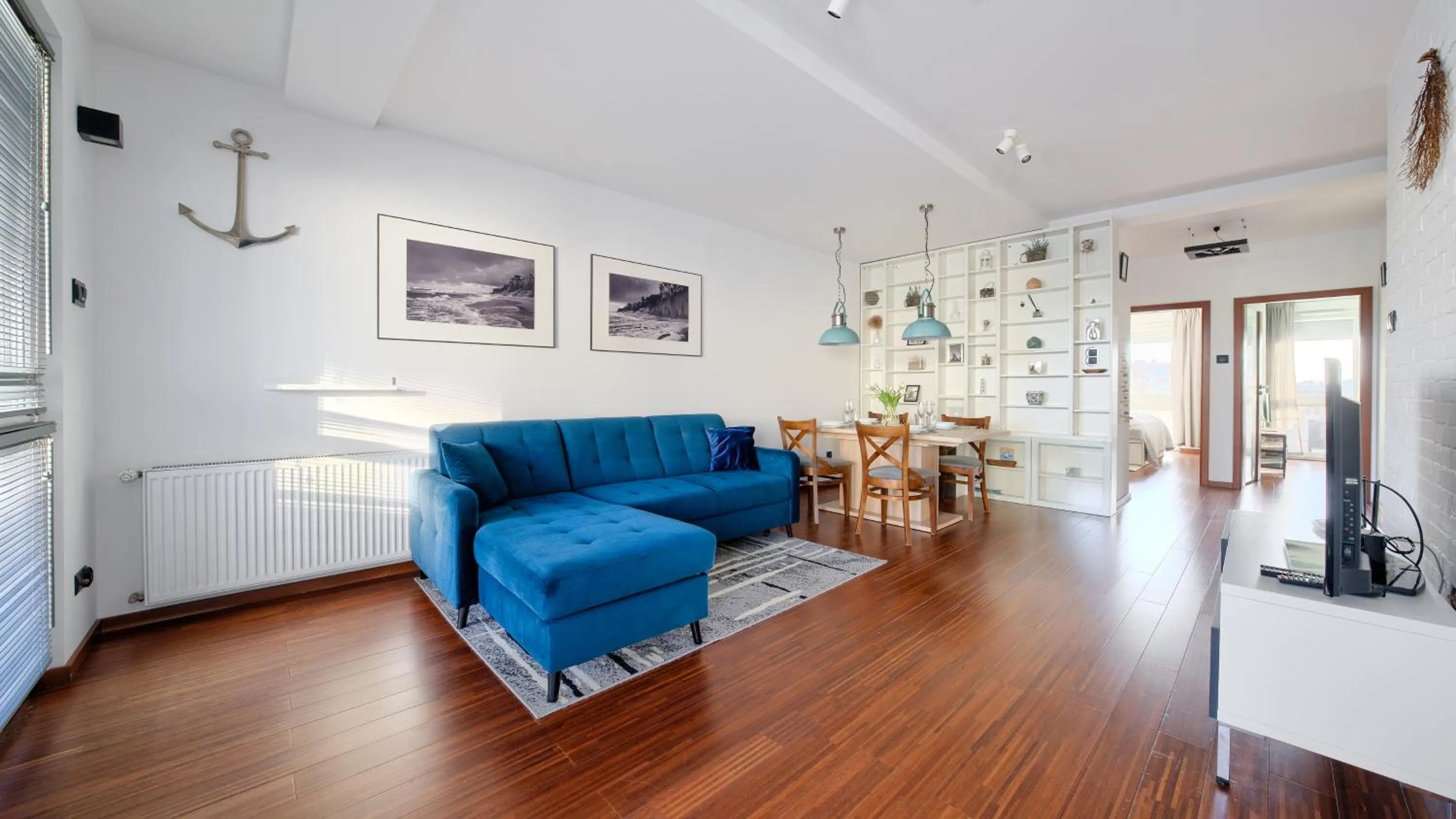 Living room in Kołobrzeg Jantar, Sun & Snow