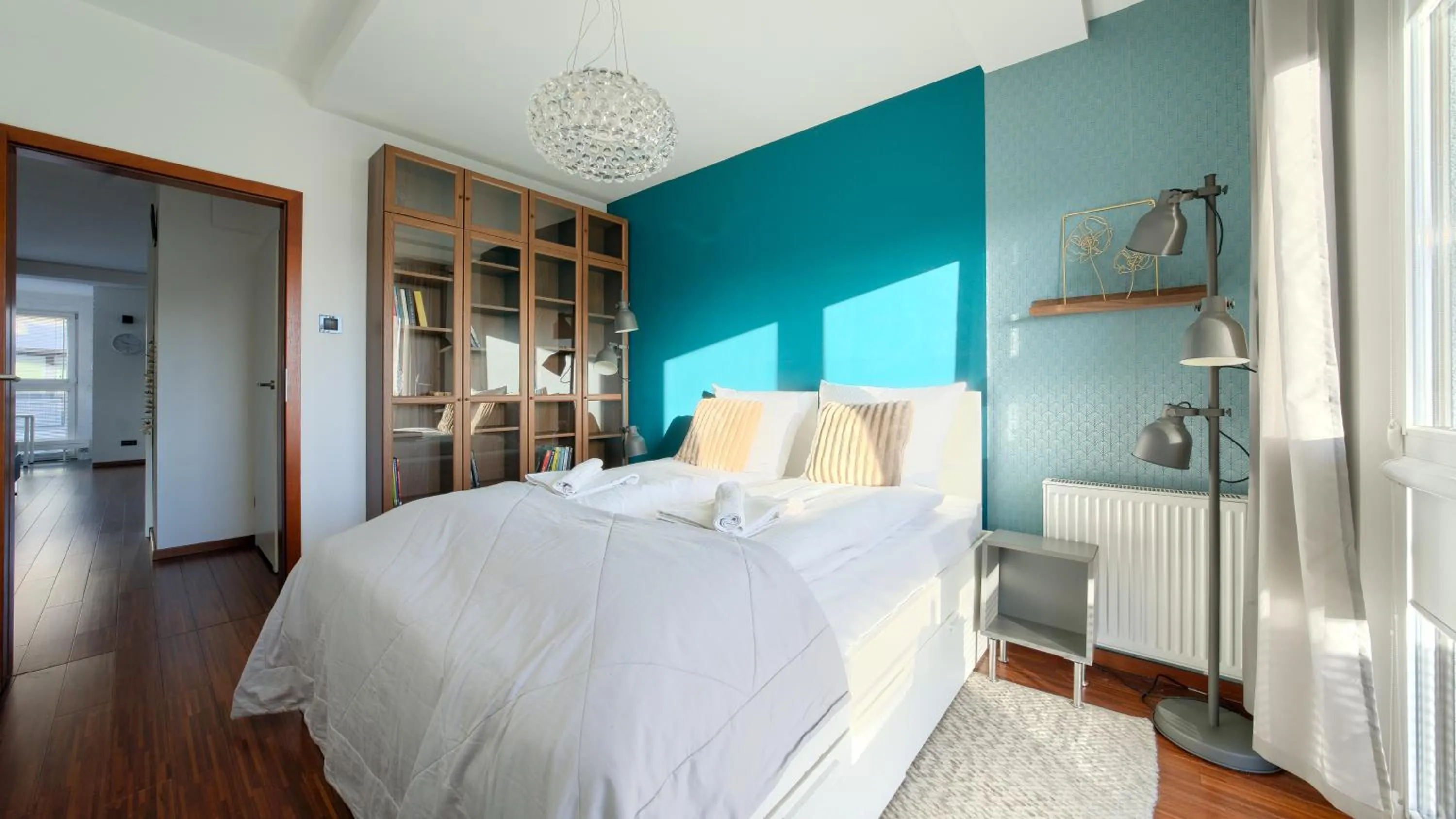 Bed in Kołobrzeg Jantar, Sun & Snow