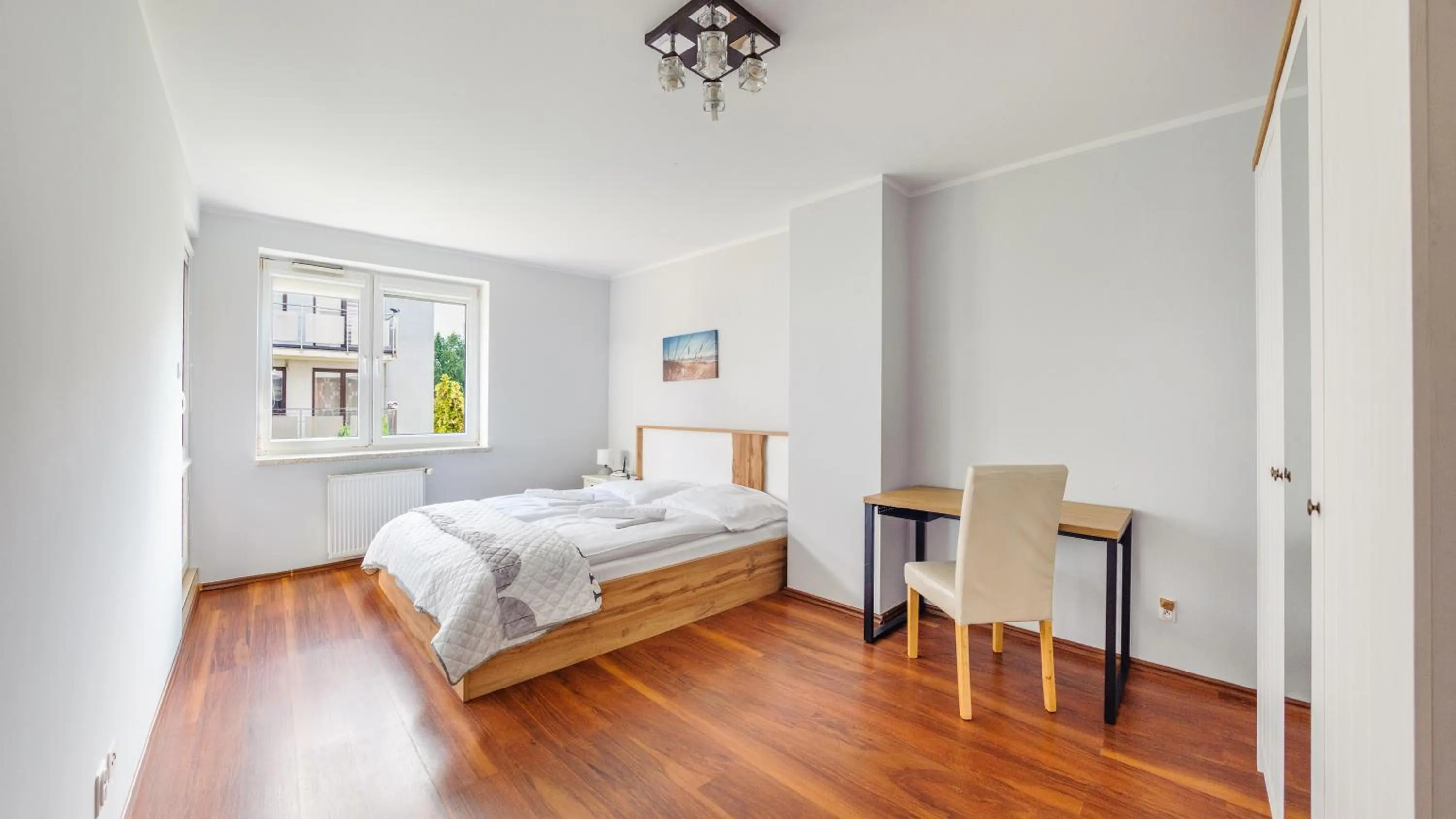 Bed in Kołobrzeg Jantar, Sun & Snow