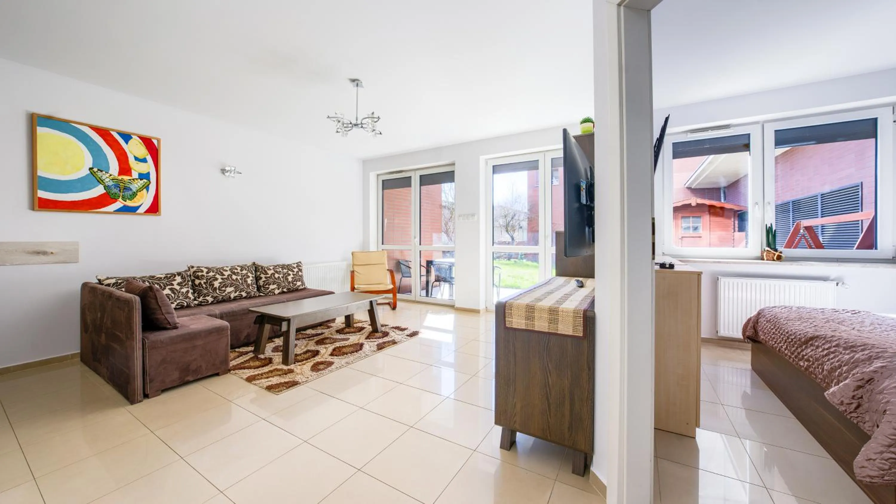 Living room in Kołobrzeg Jantar, Sun & Snow