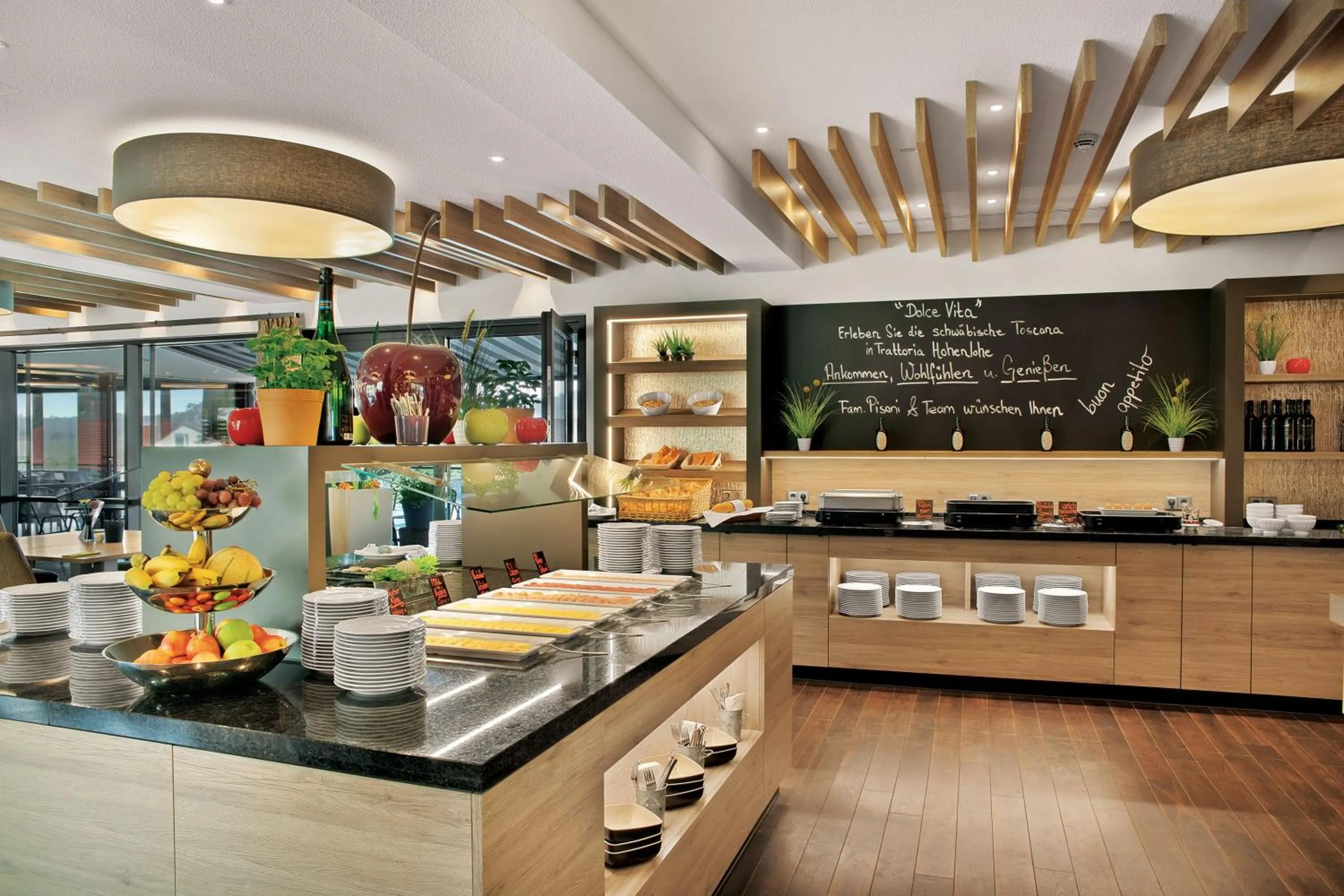 Buffet breakfast in Landhotel Beck