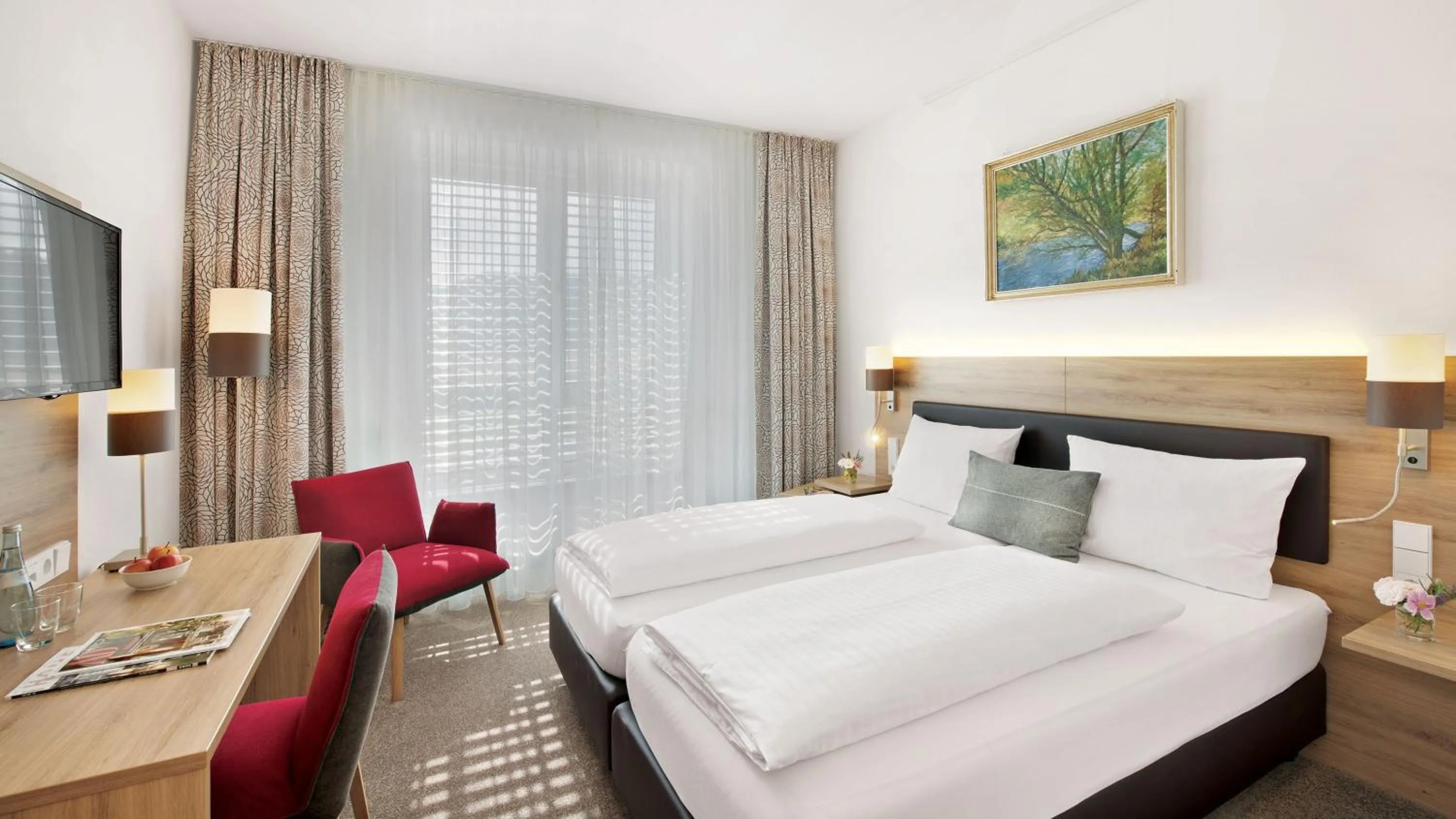 Bed in Landhotel Beck