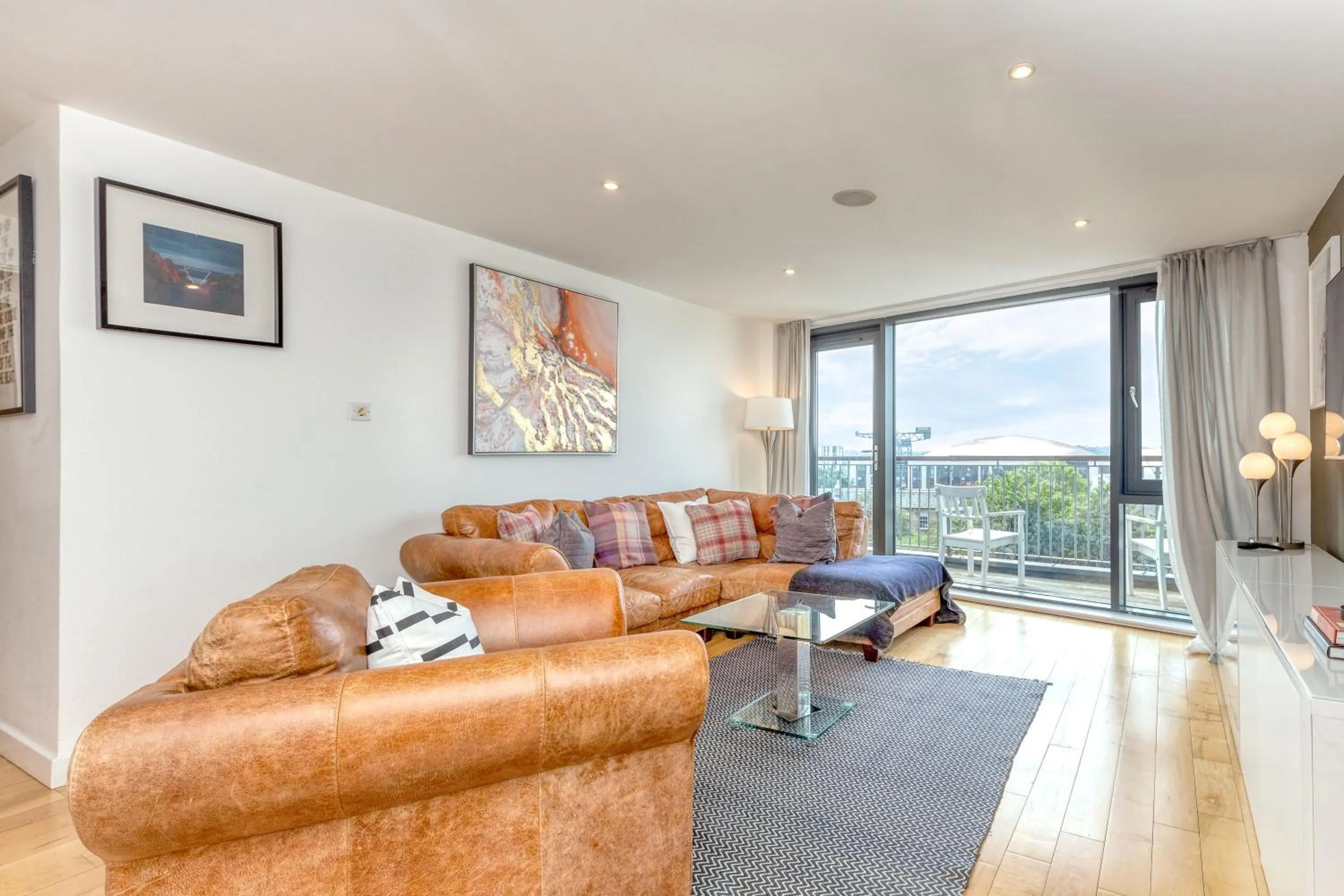 Seating Area in SECC Hydro Executive 7 Apartment