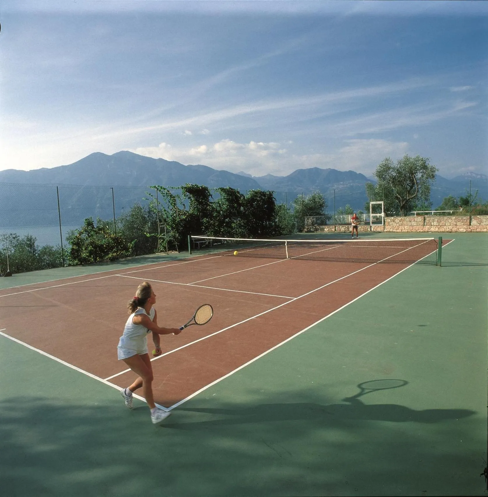 Tennis court in Taki Village