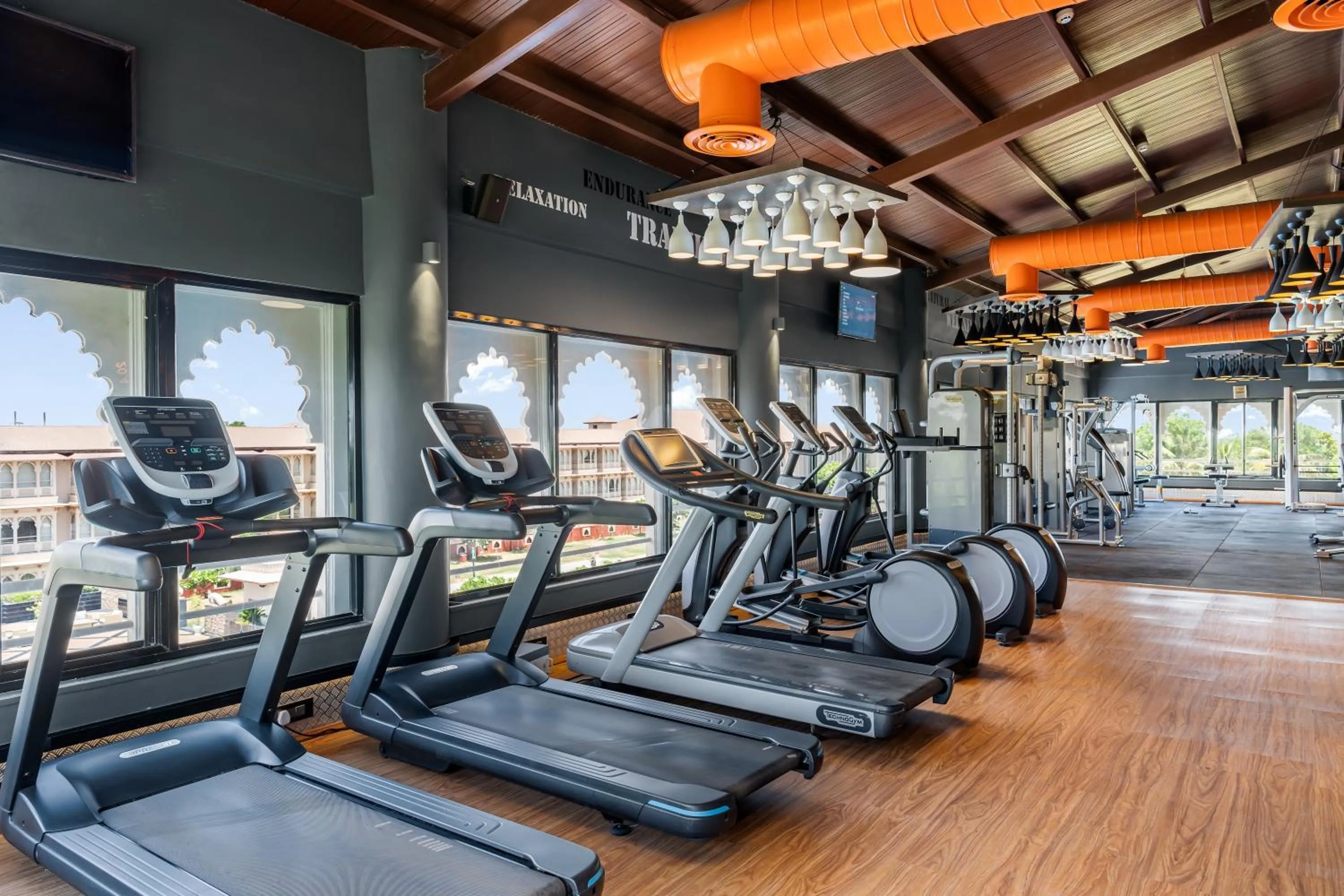 Fitness centre/facilities in Holiday Resort & Spa A Unit of S Poddar Group
