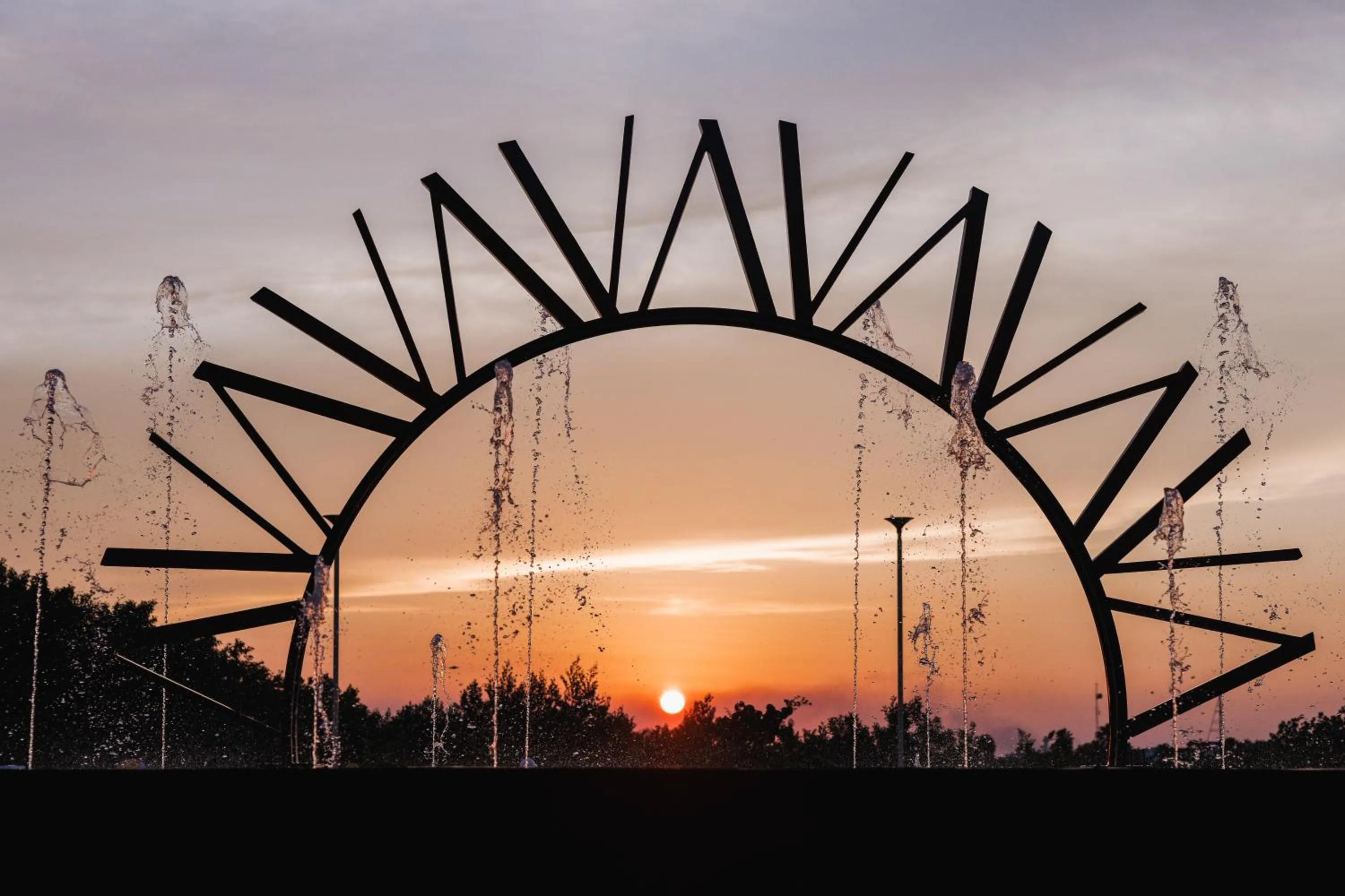 Sunset in AVA Resort Cancun - All Inclusive