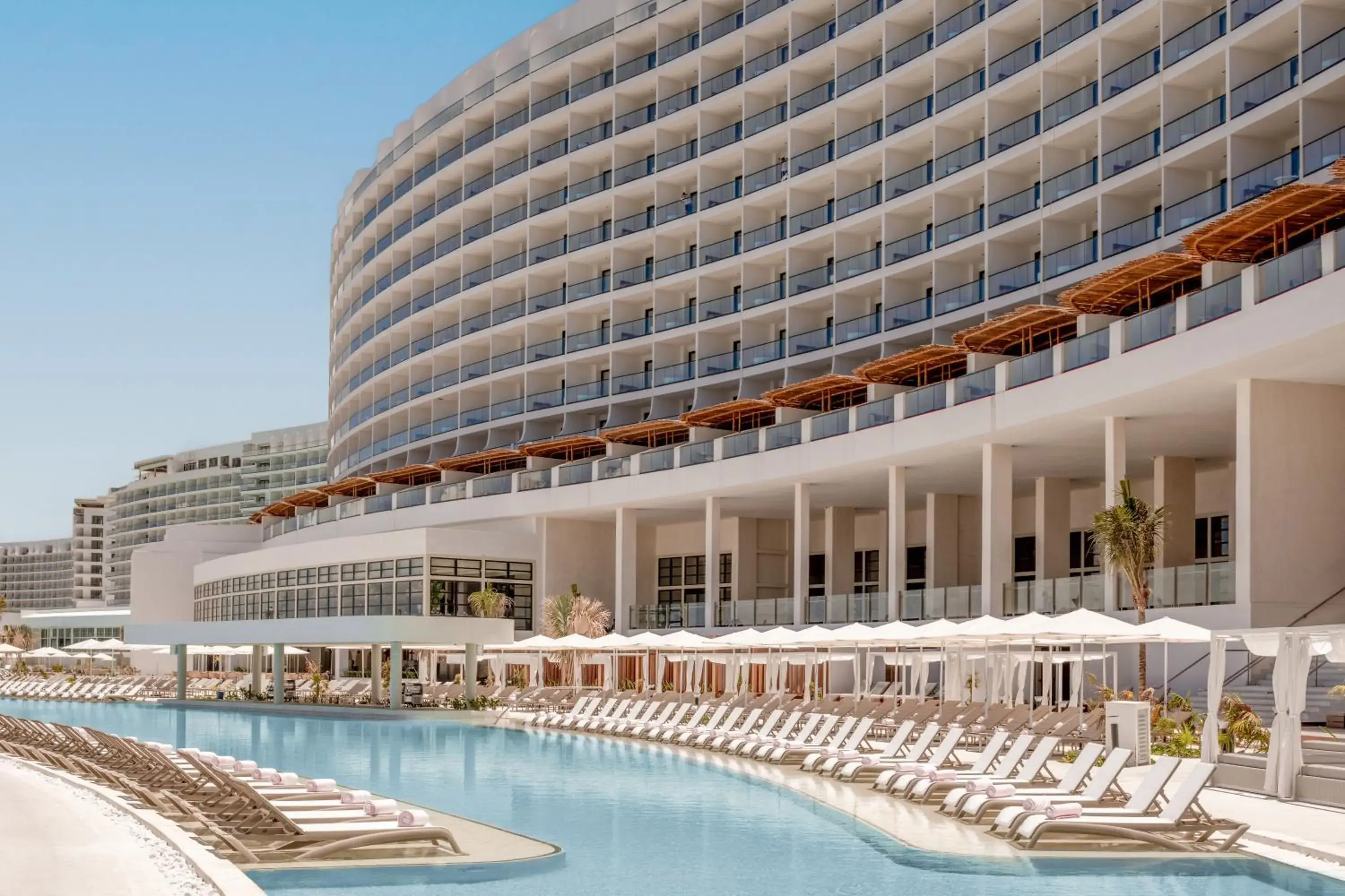 Pool view in AVA Resort Cancun - All Inclusive Pool view in AVA Resort Cancun - All Inclusive