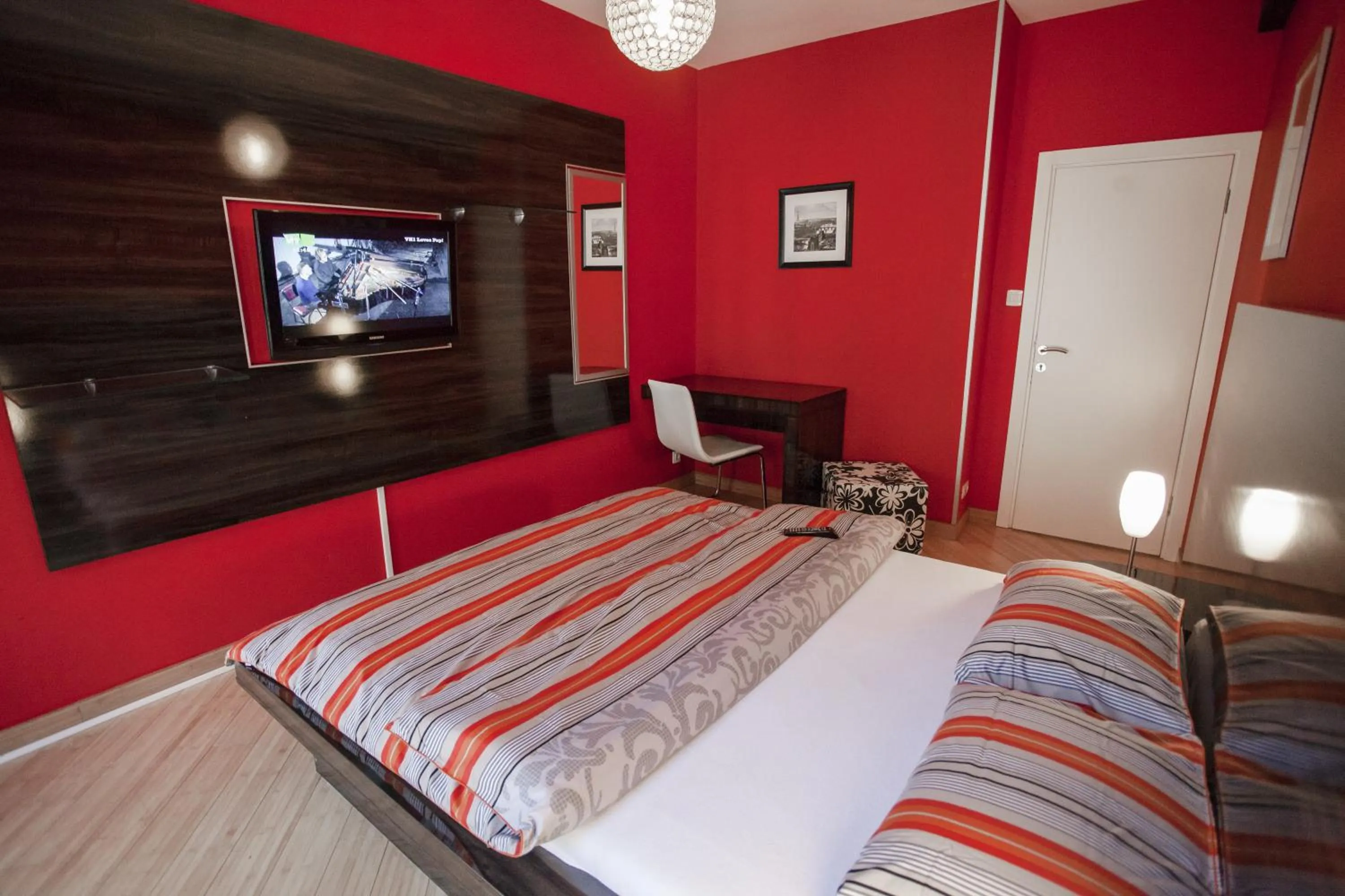 Bedroom, Bed in Vip apartment Beograd