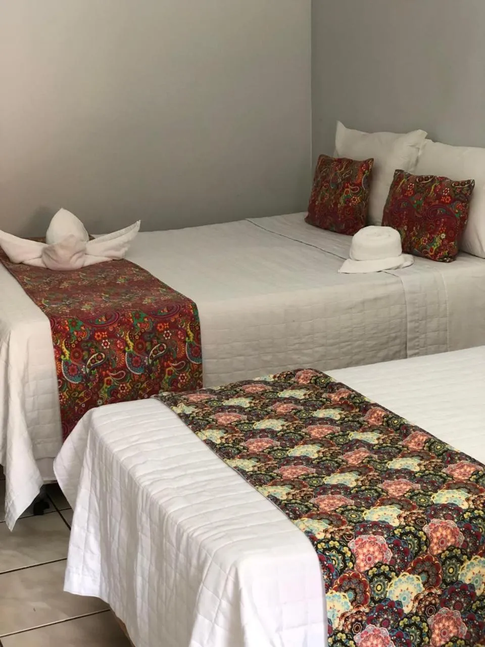 Bed in Pousada Aguas Quentes