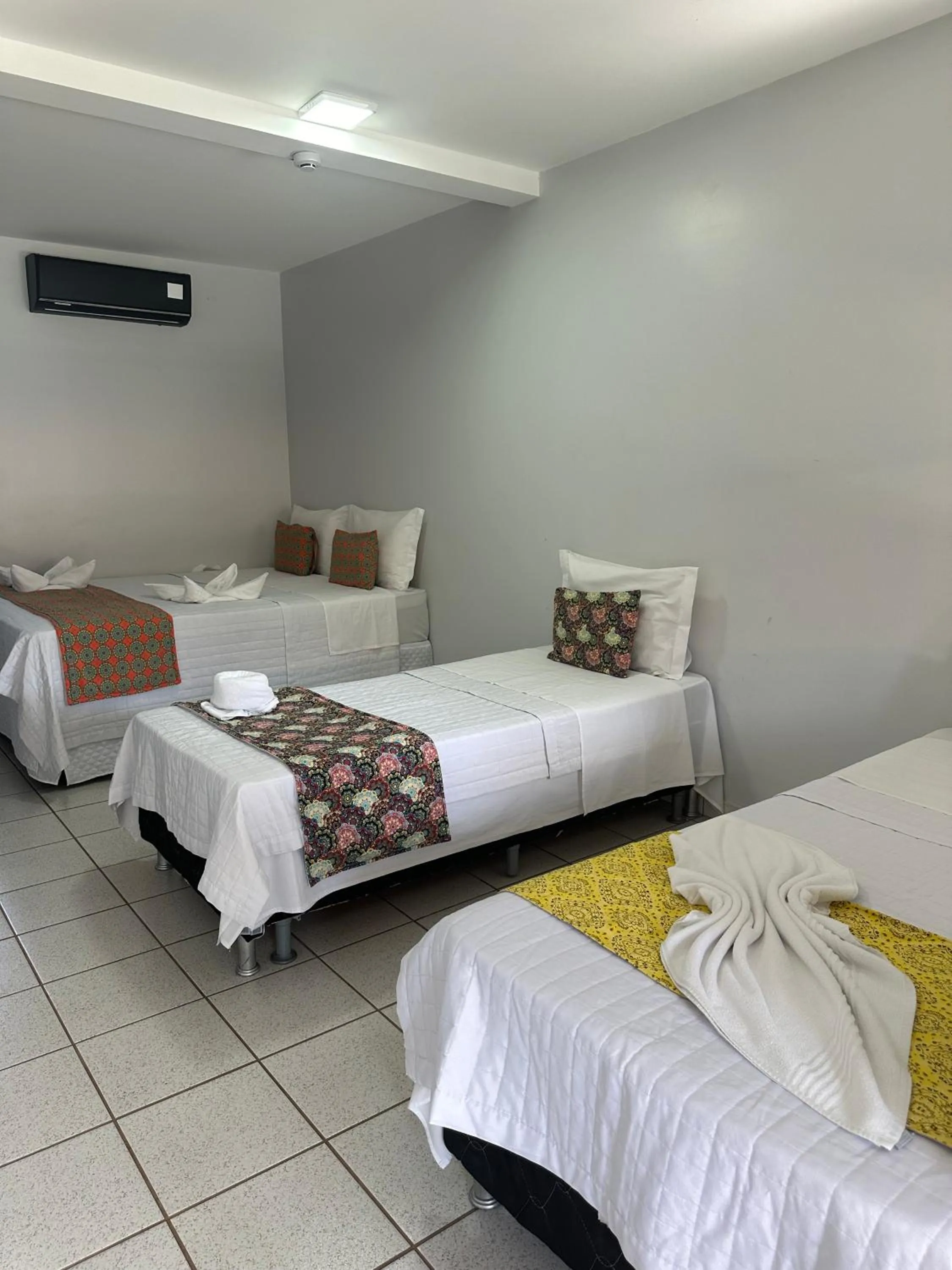 Bed in Pousada Aguas Quentes