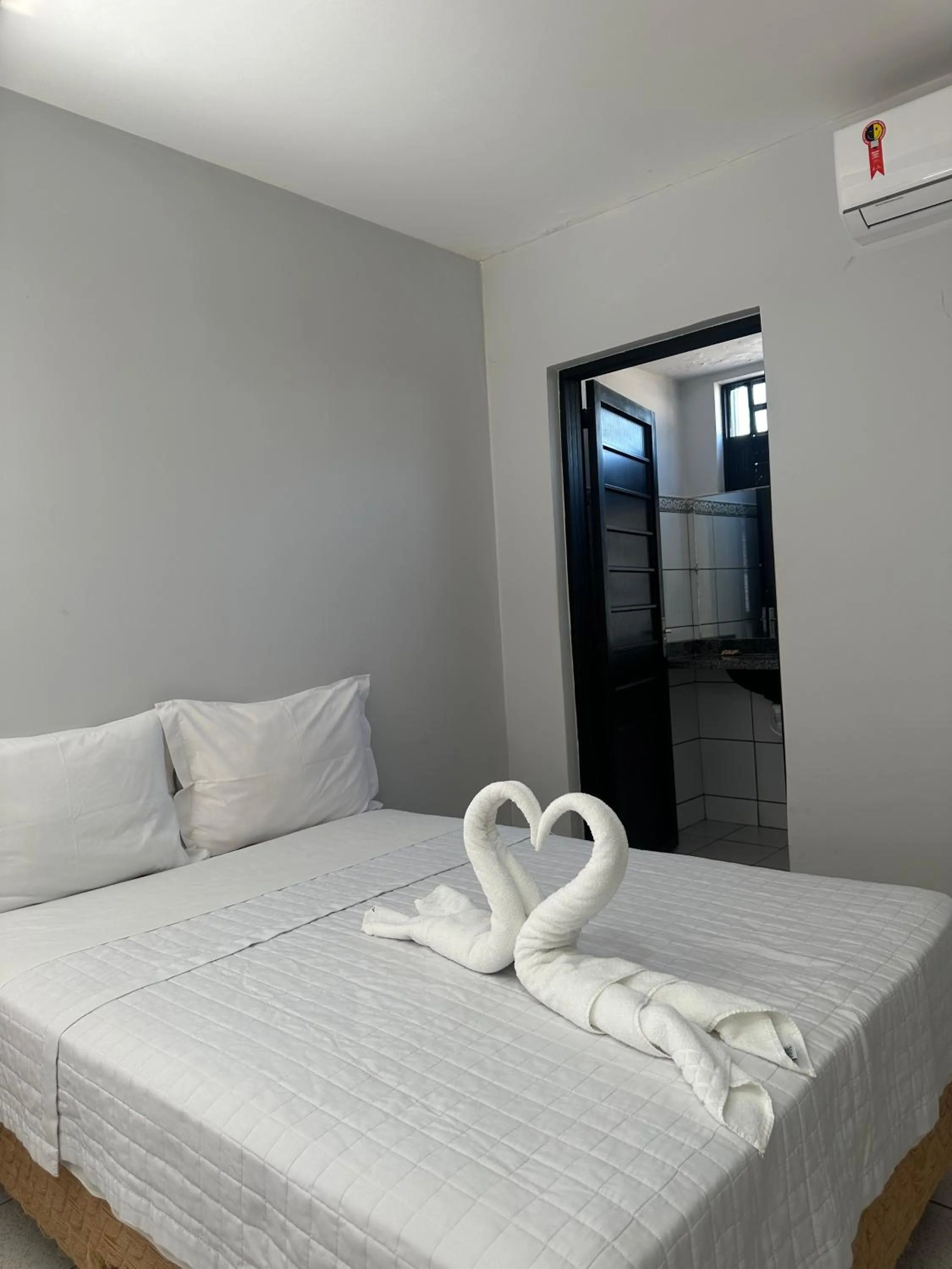 Bed in Pousada Aguas Quentes