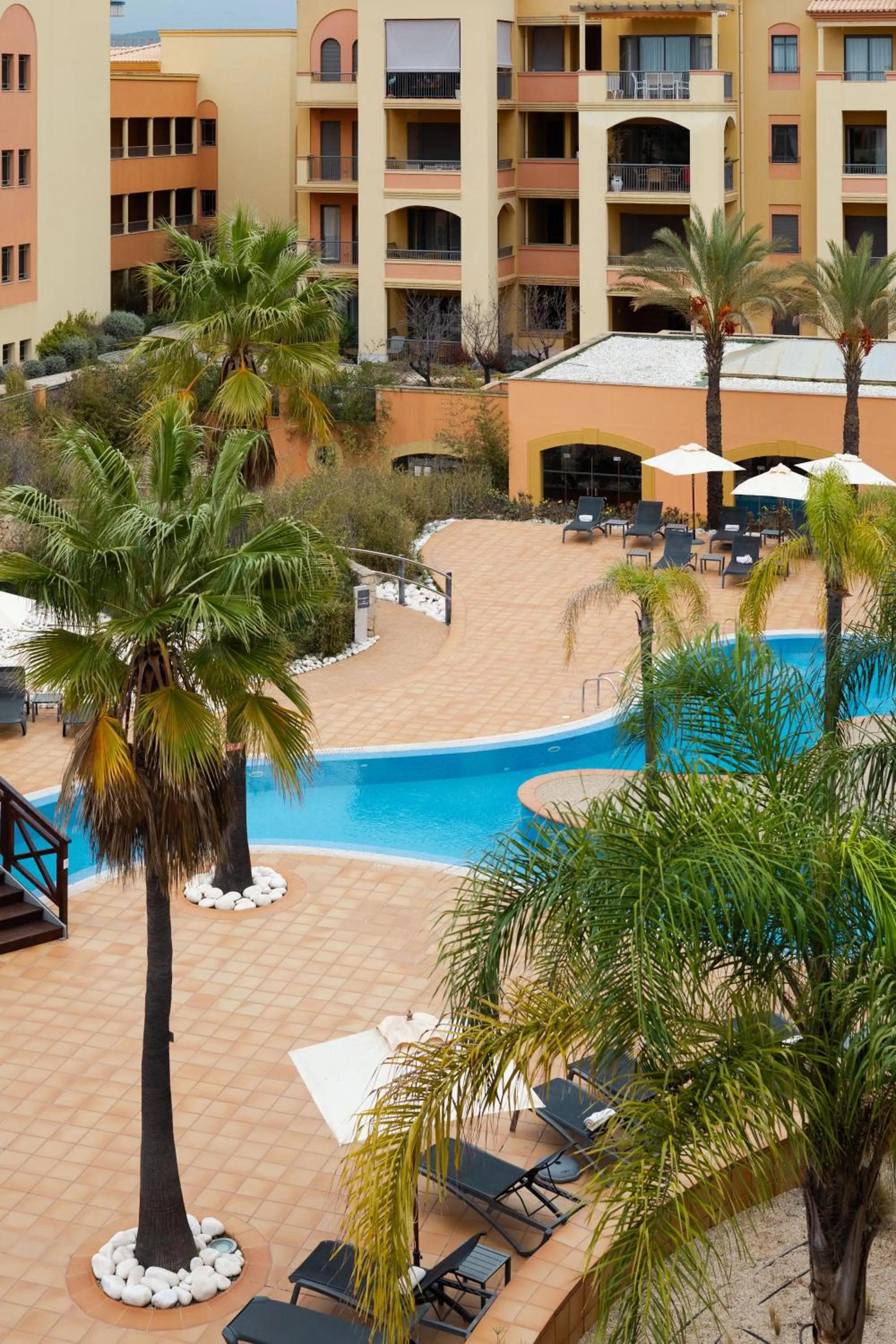 Pool view in The Residences Vilamoura