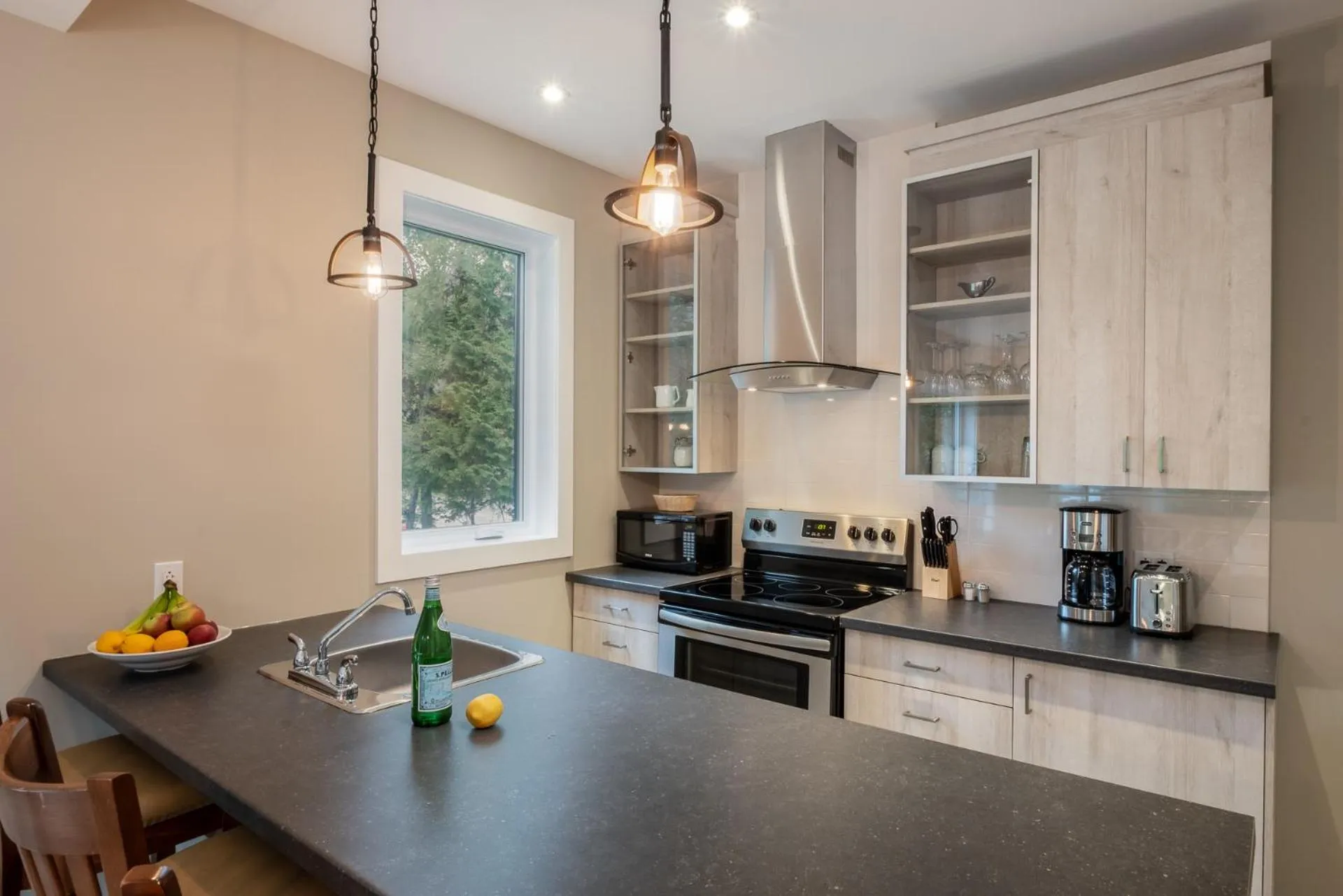 Kitchen or kitchenette in Les Chalets Sauvignon