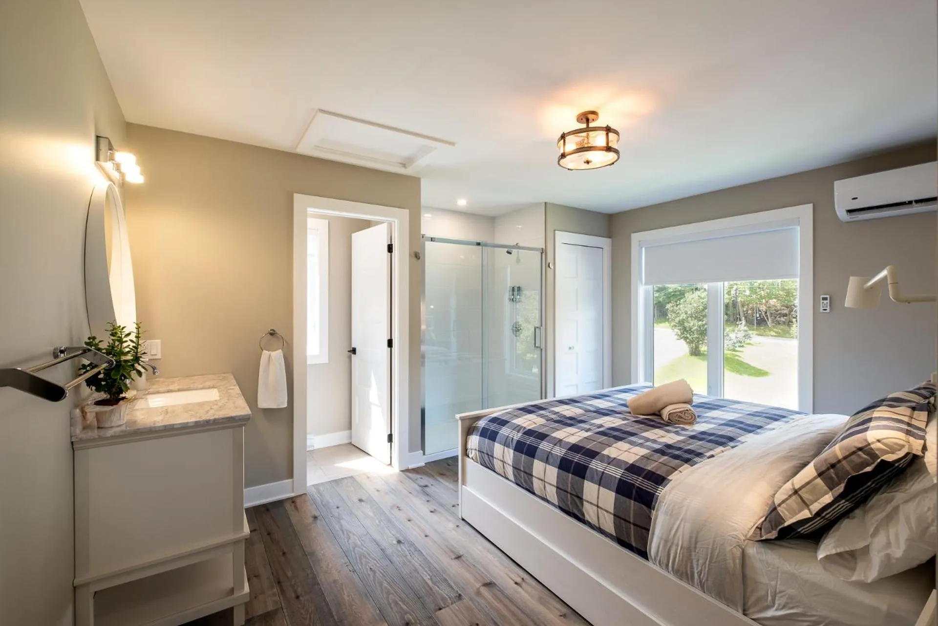 Bed in Les Chalets Sauvignon