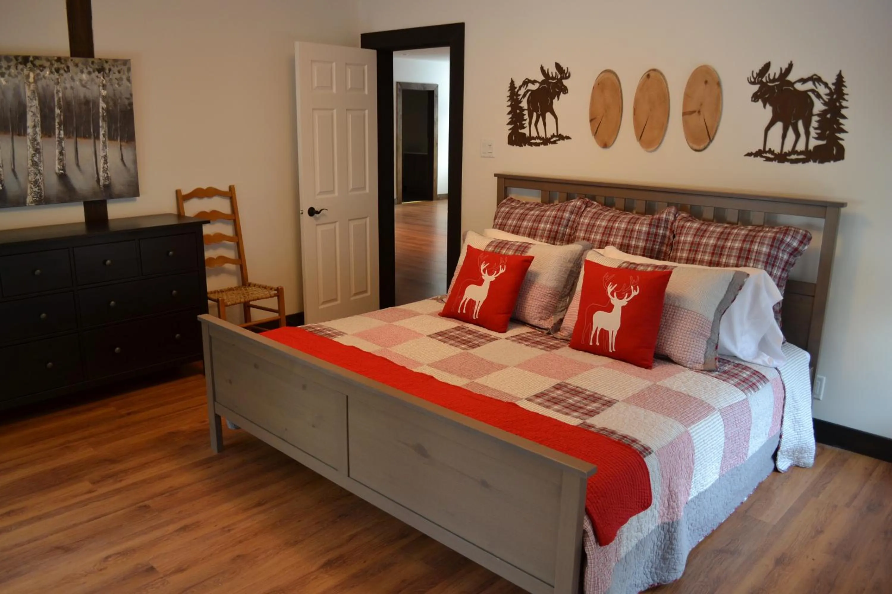 Bed in Les Chalets Sauvignon