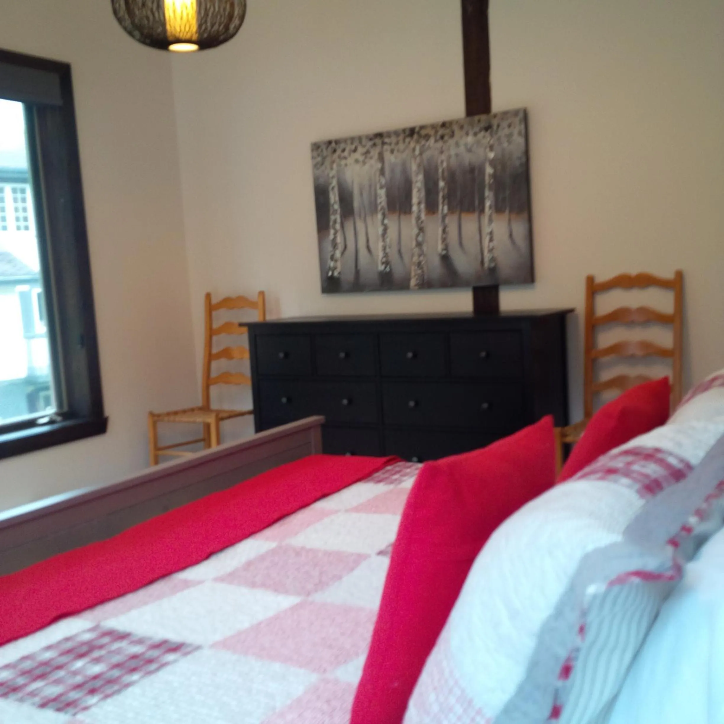 Bed in Les Chalets Sauvignon