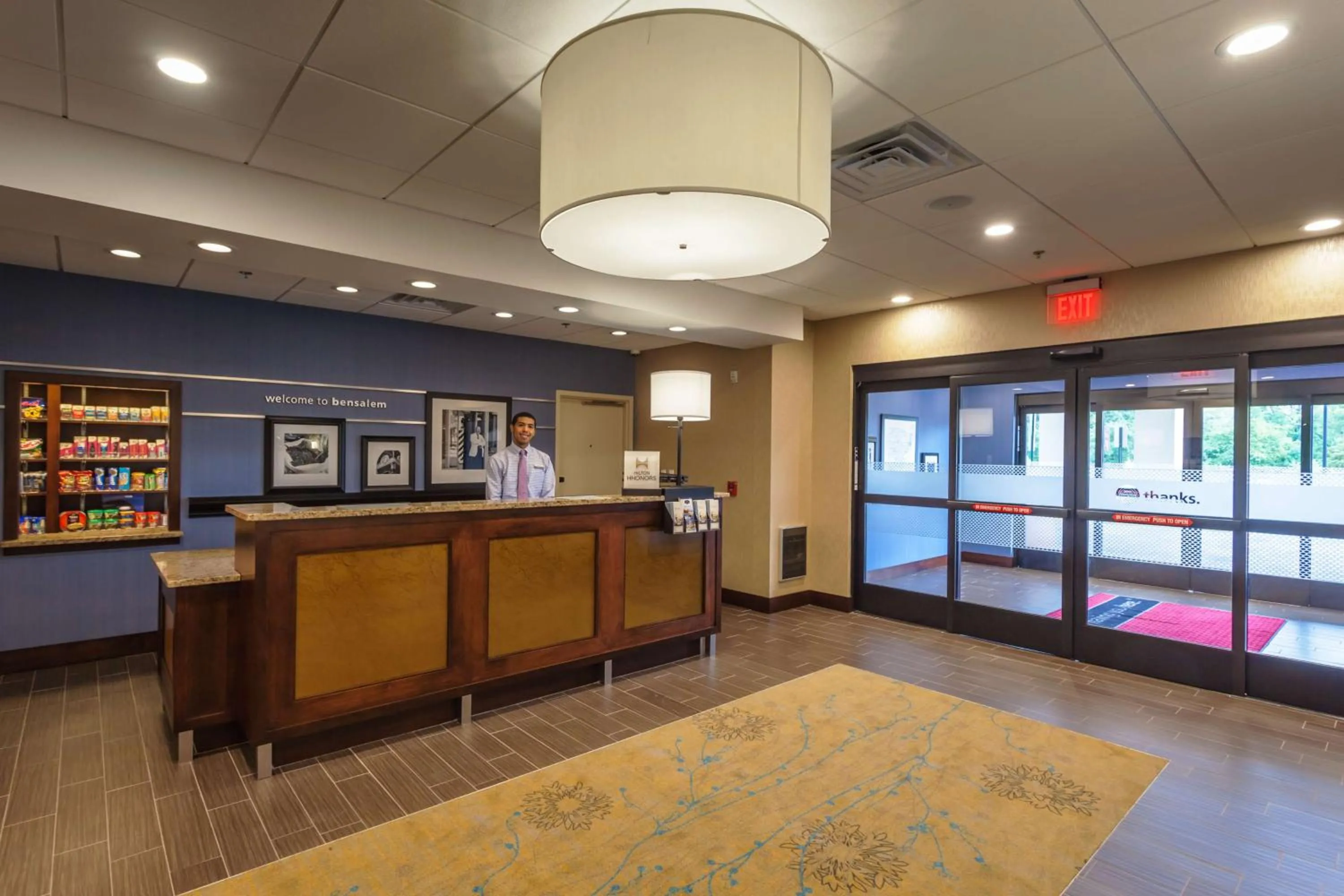 Lobby or reception in Hampton Inn & Suites Philadelphia/Bensalem