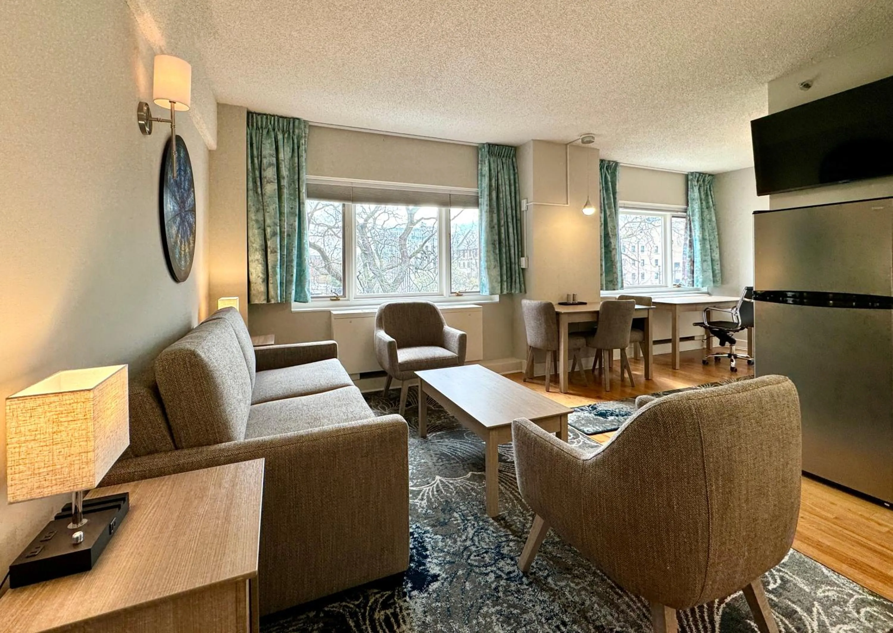 Living room in The GEM Museum Suites