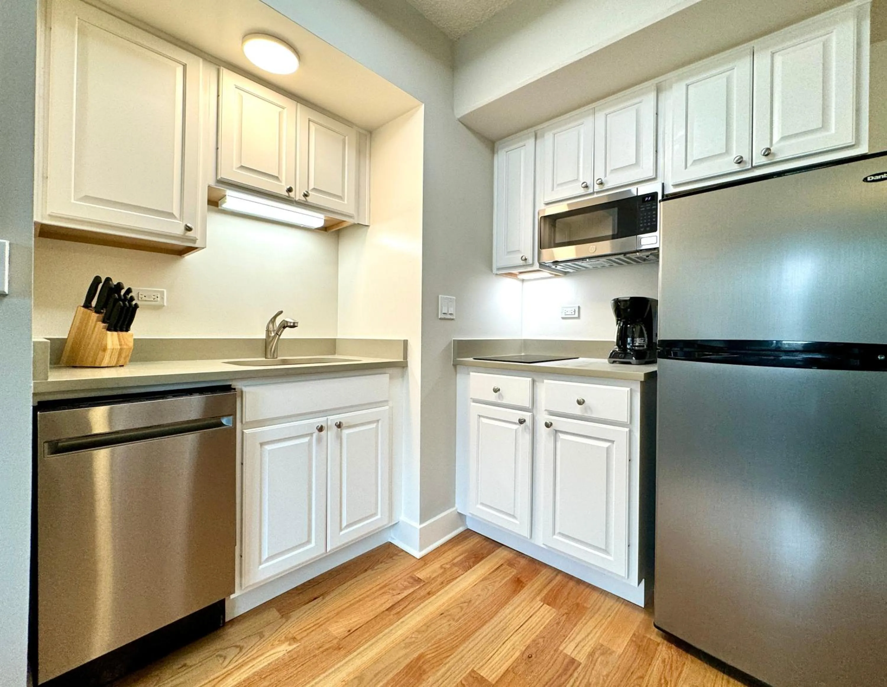 kitchen in The GEM Museum Suites