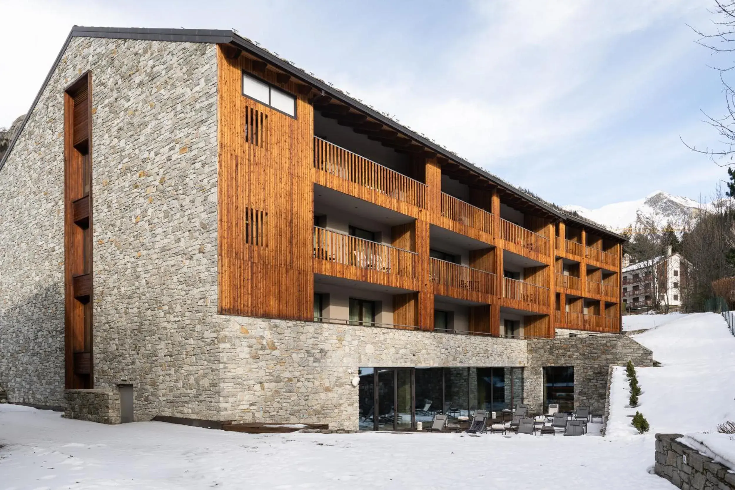 Property building in Grand Hotel Courmayeur Mont Blanc, by R Collection Hotels Property building in Grand Hotel Courmayeur Mont Blanc, by R Collection Hotels