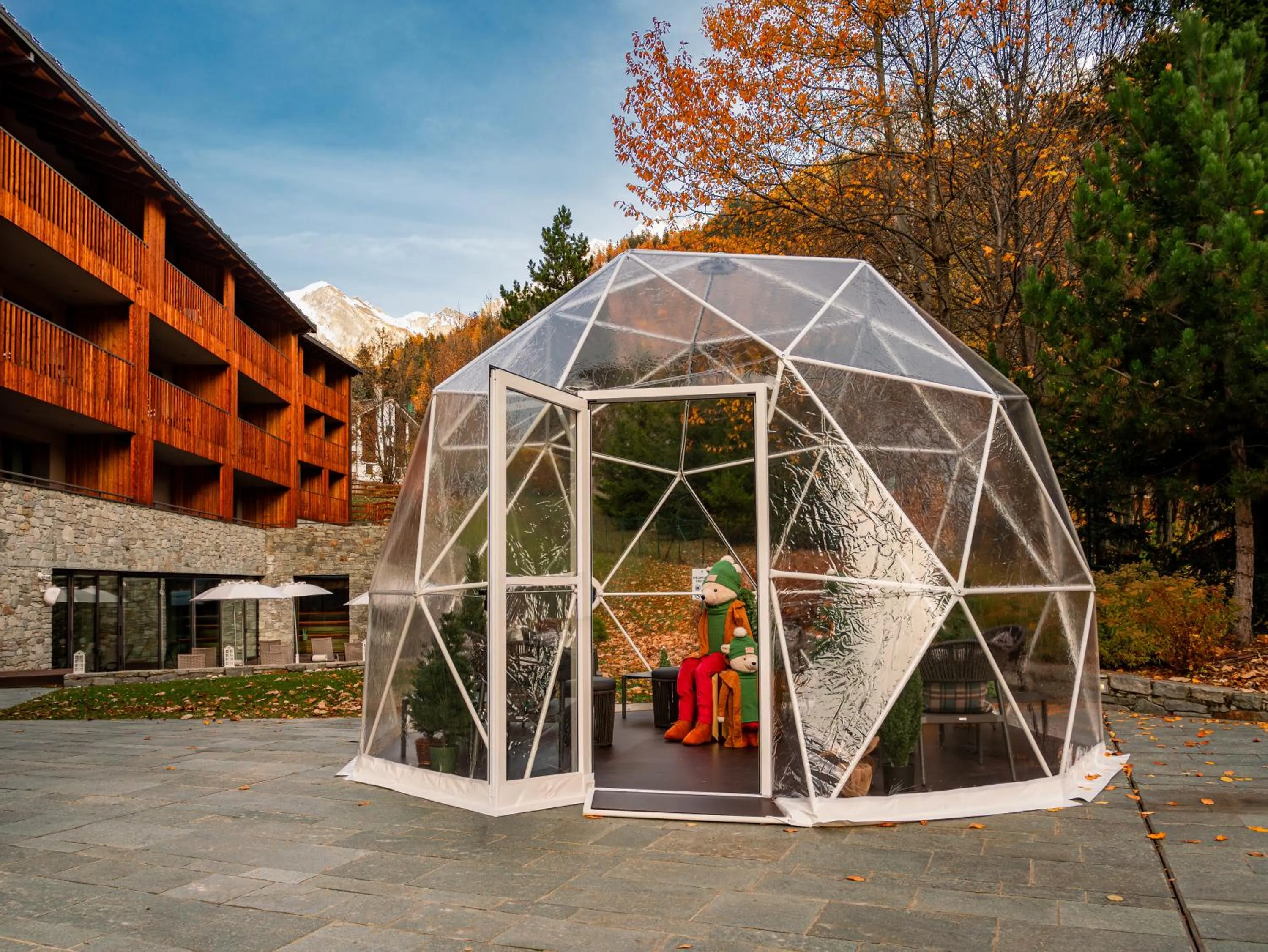 Property building in Grand Hotel Courmayeur Mont Blanc, by R Collection Hotels