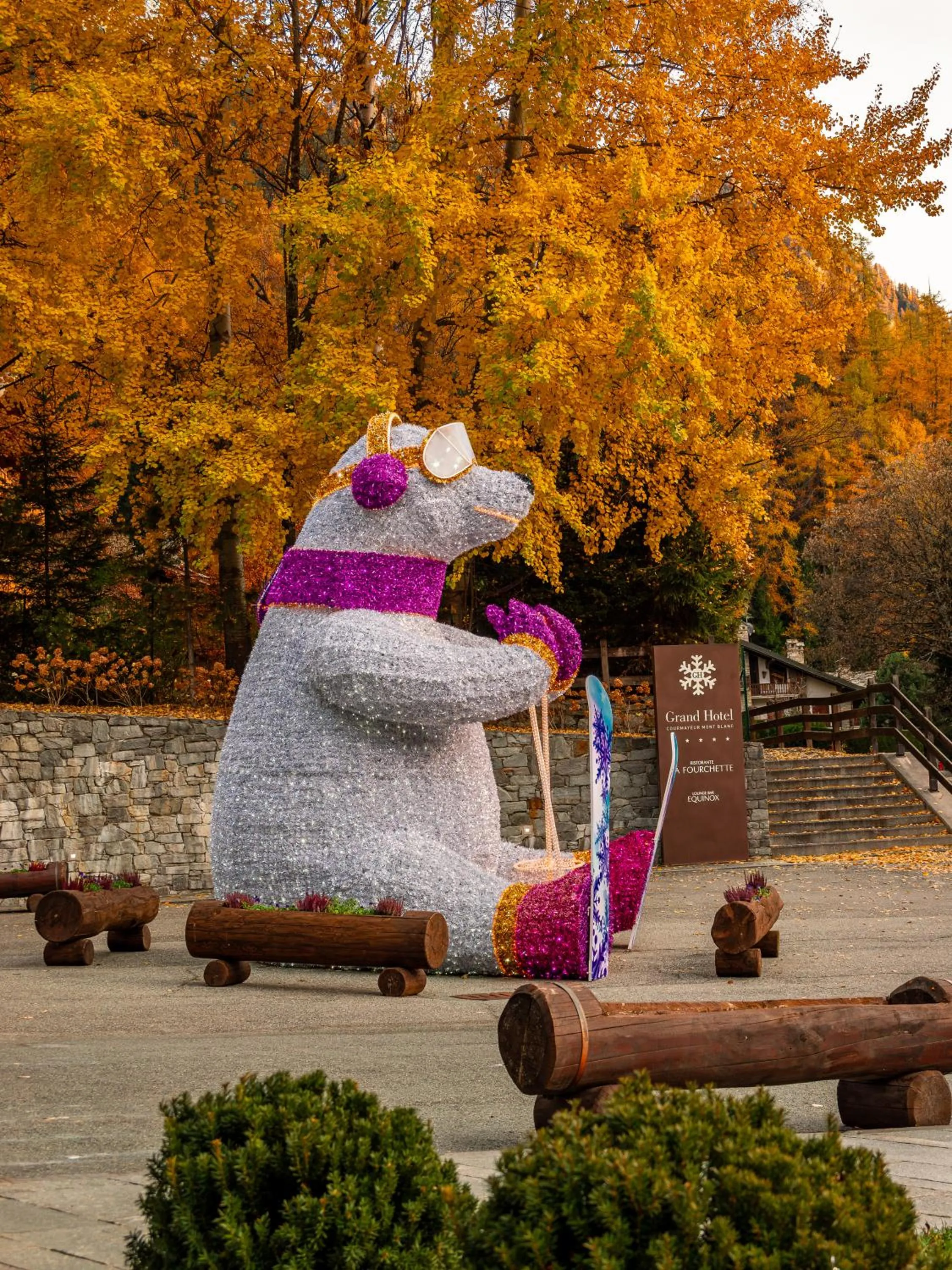 Property building in Grand Hotel Courmayeur Mont Blanc, by R Collection Hotels