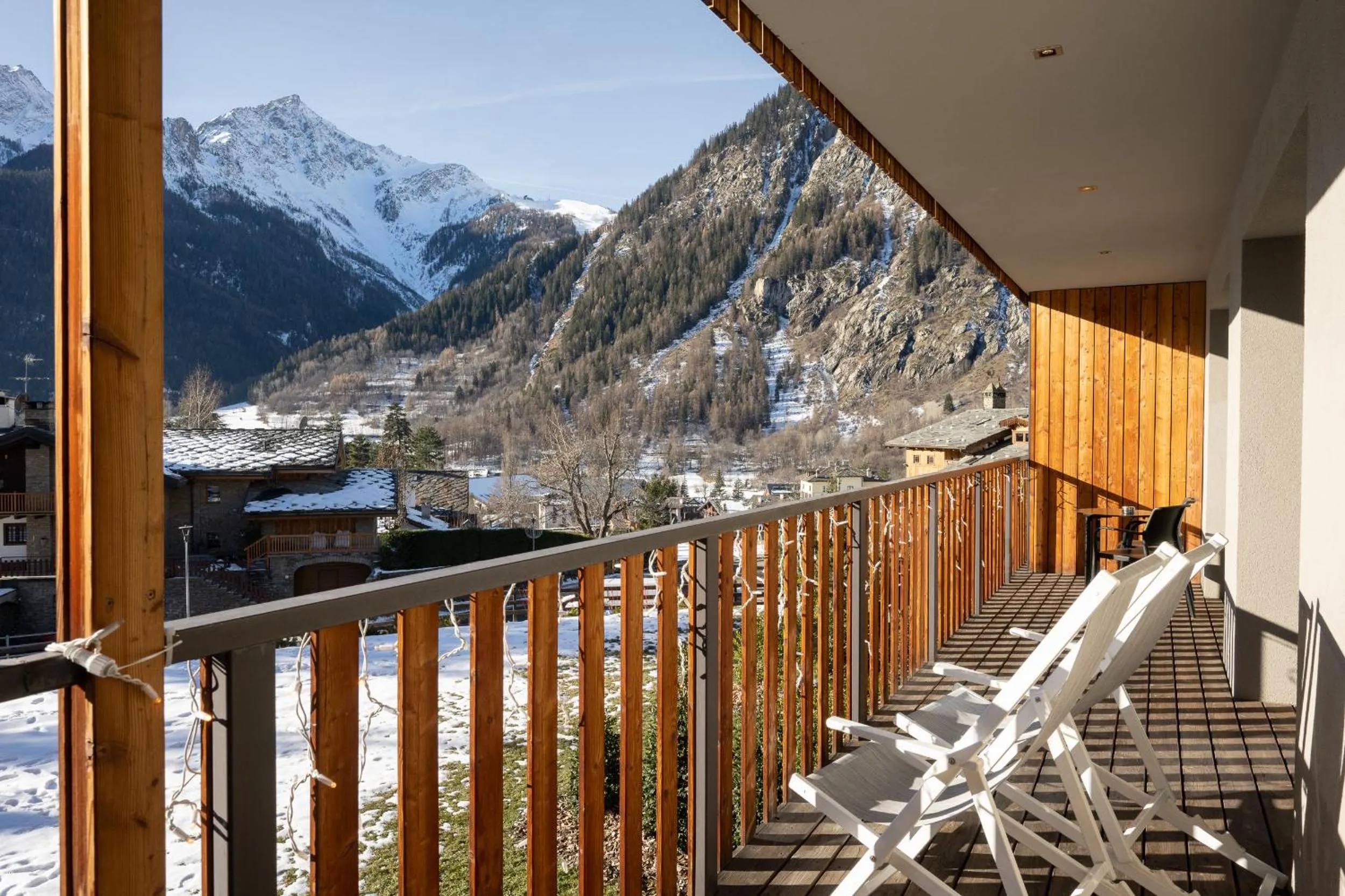 Balcony/Terrace in Grand Hotel Courmayeur Mont Blanc, by R Collection Hotels