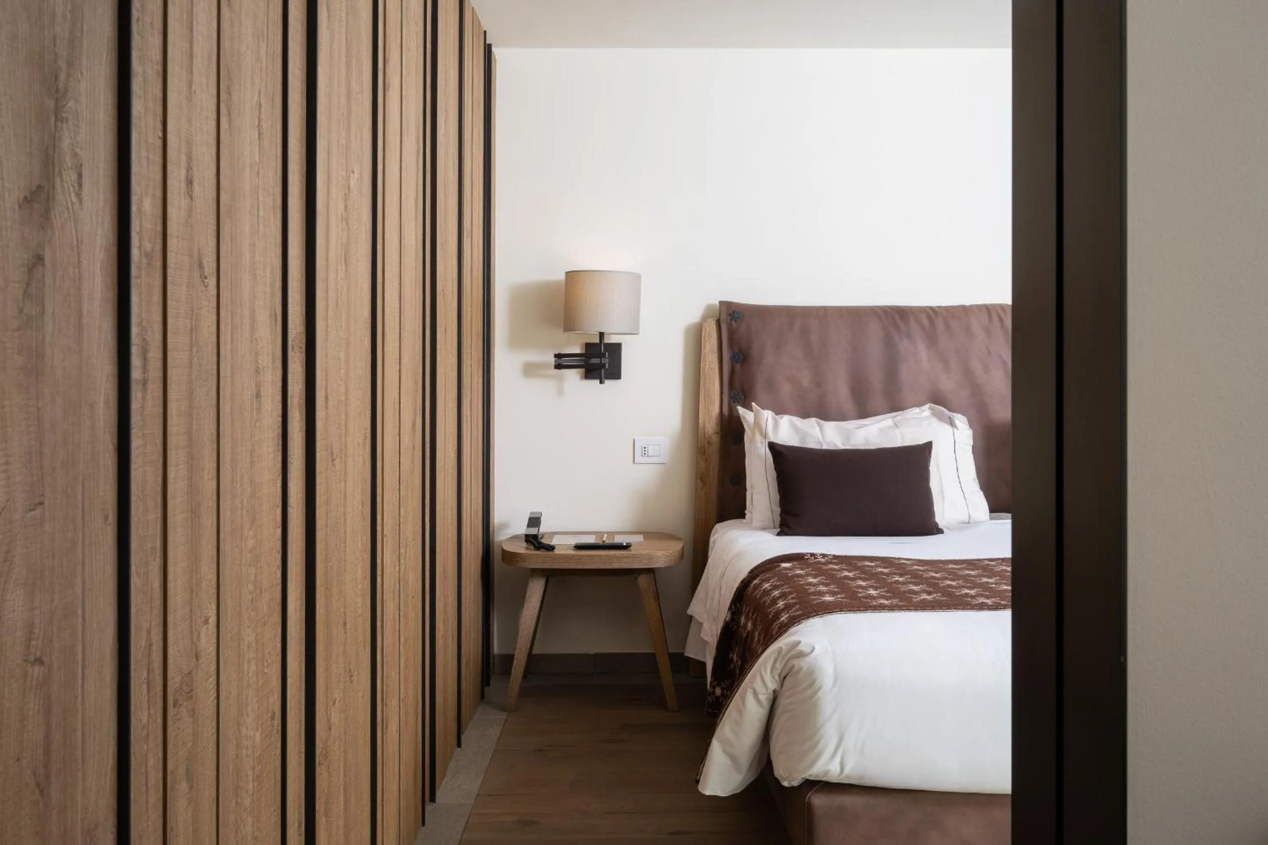 Bedroom, Bed in Grand Hotel Courmayeur Mont Blanc, by R Collection Hotels