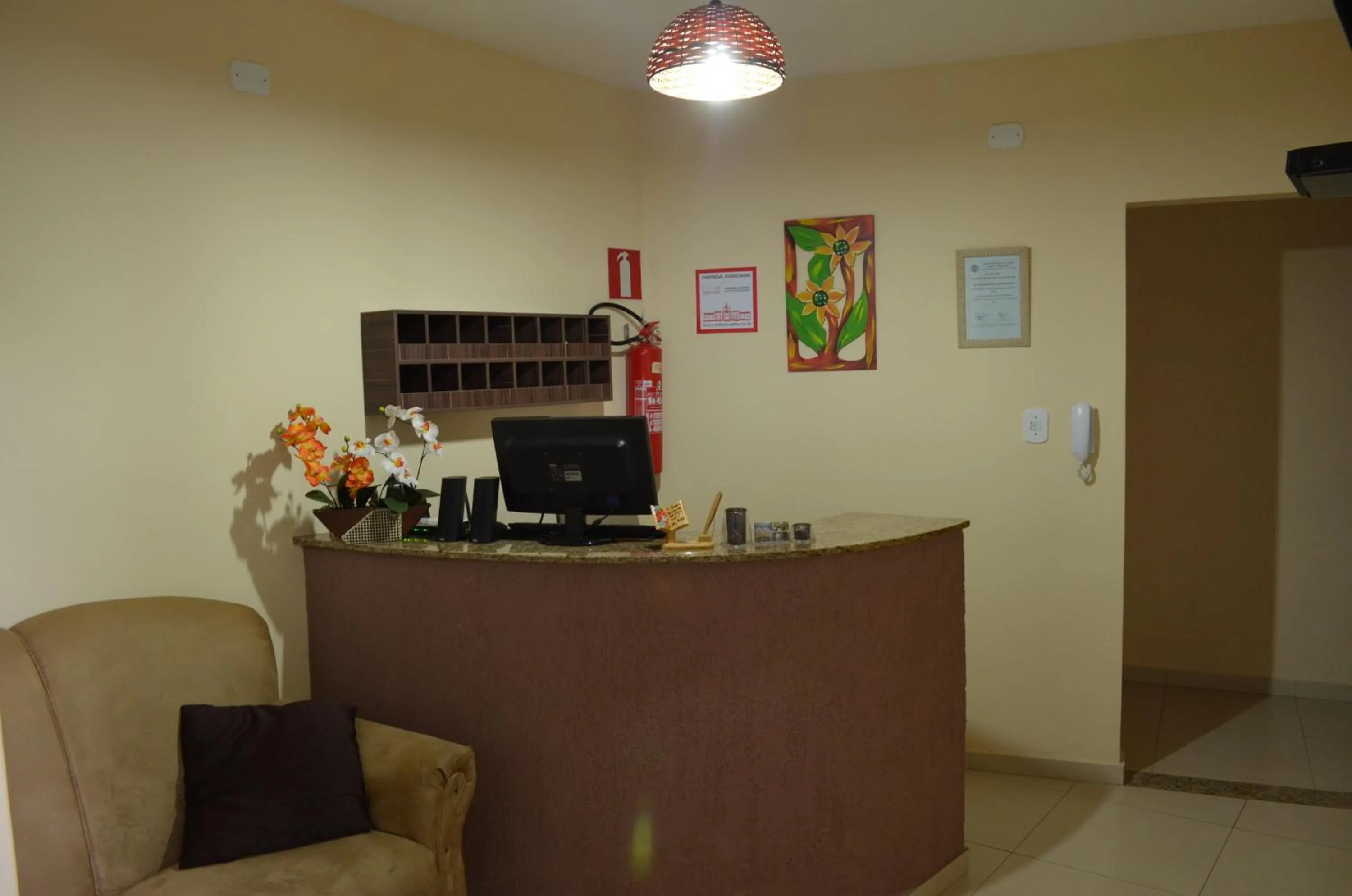 Lobby or reception in Pousada Circuito das Águas