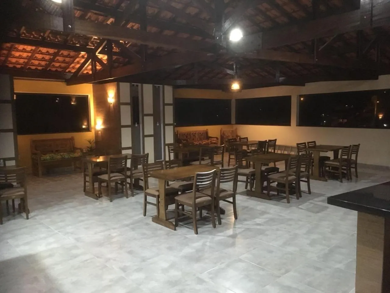 Balcony/Terrace in Pousada Circuito das Águas