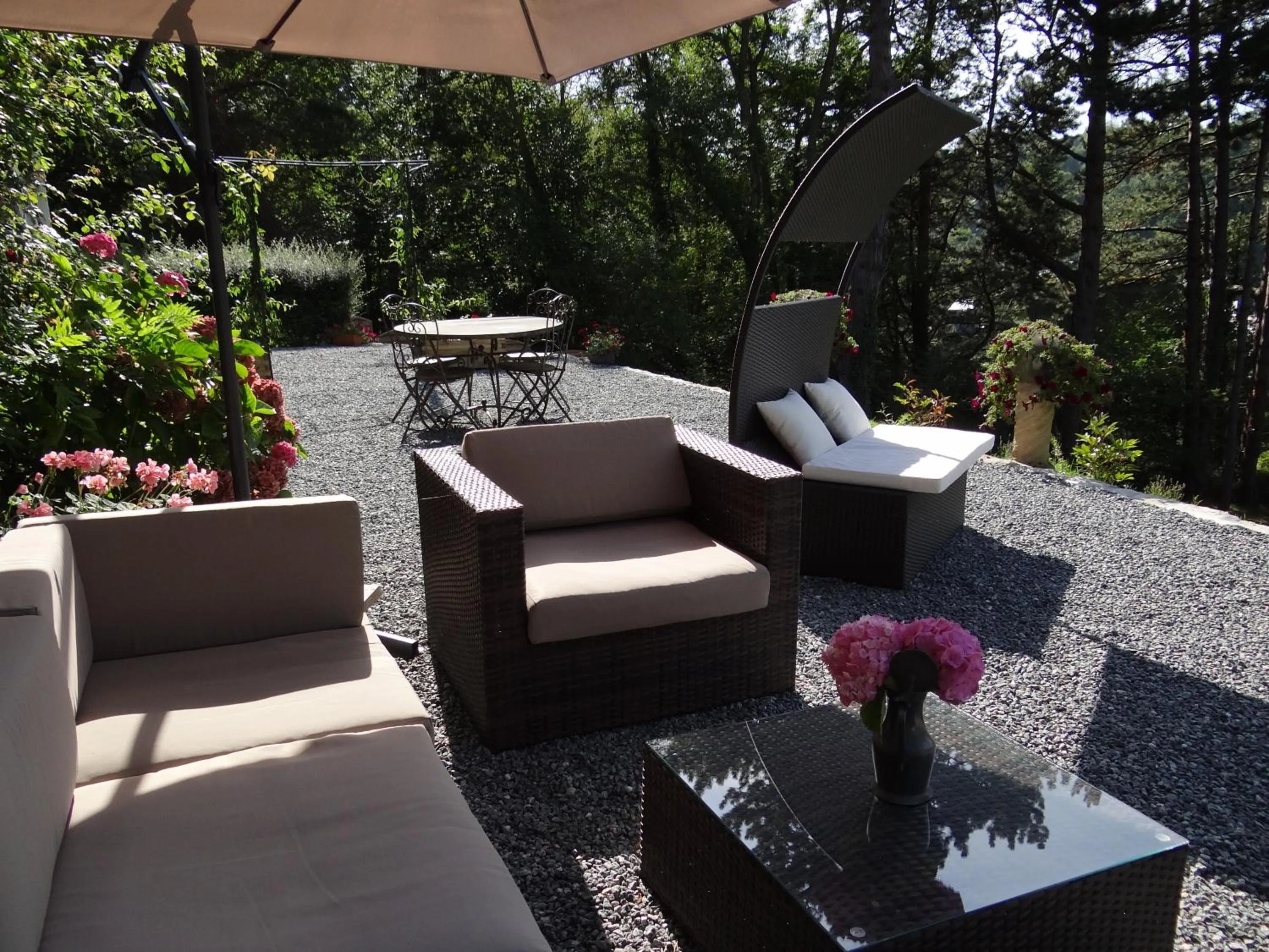 Garden in Chambres d'Hôtes Le Grismoustier