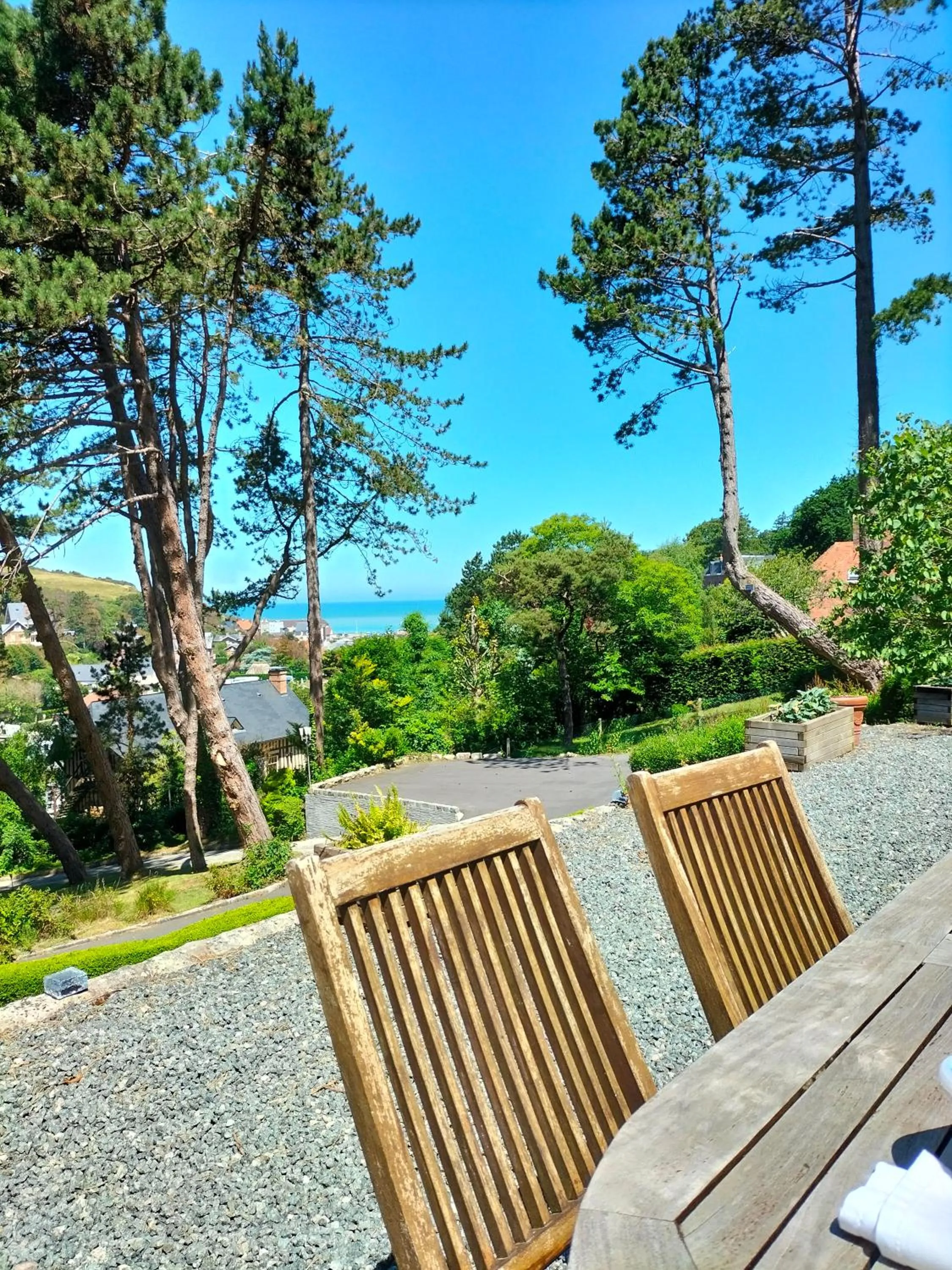 Sea view in Chambres d'Hôtes Le Grismoustier