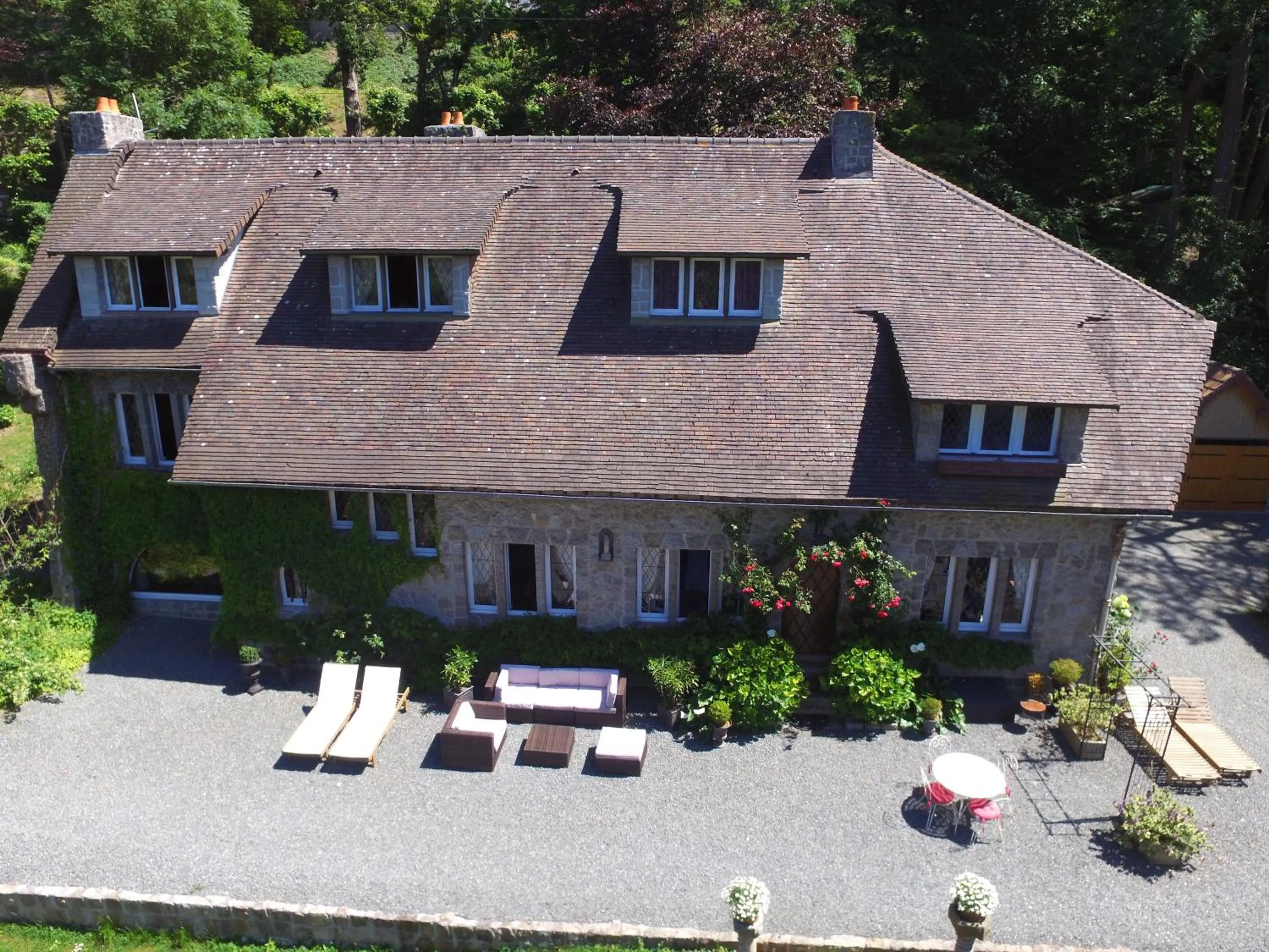 Bird's eye view in Chambres d'Hôtes Le Grismoustier