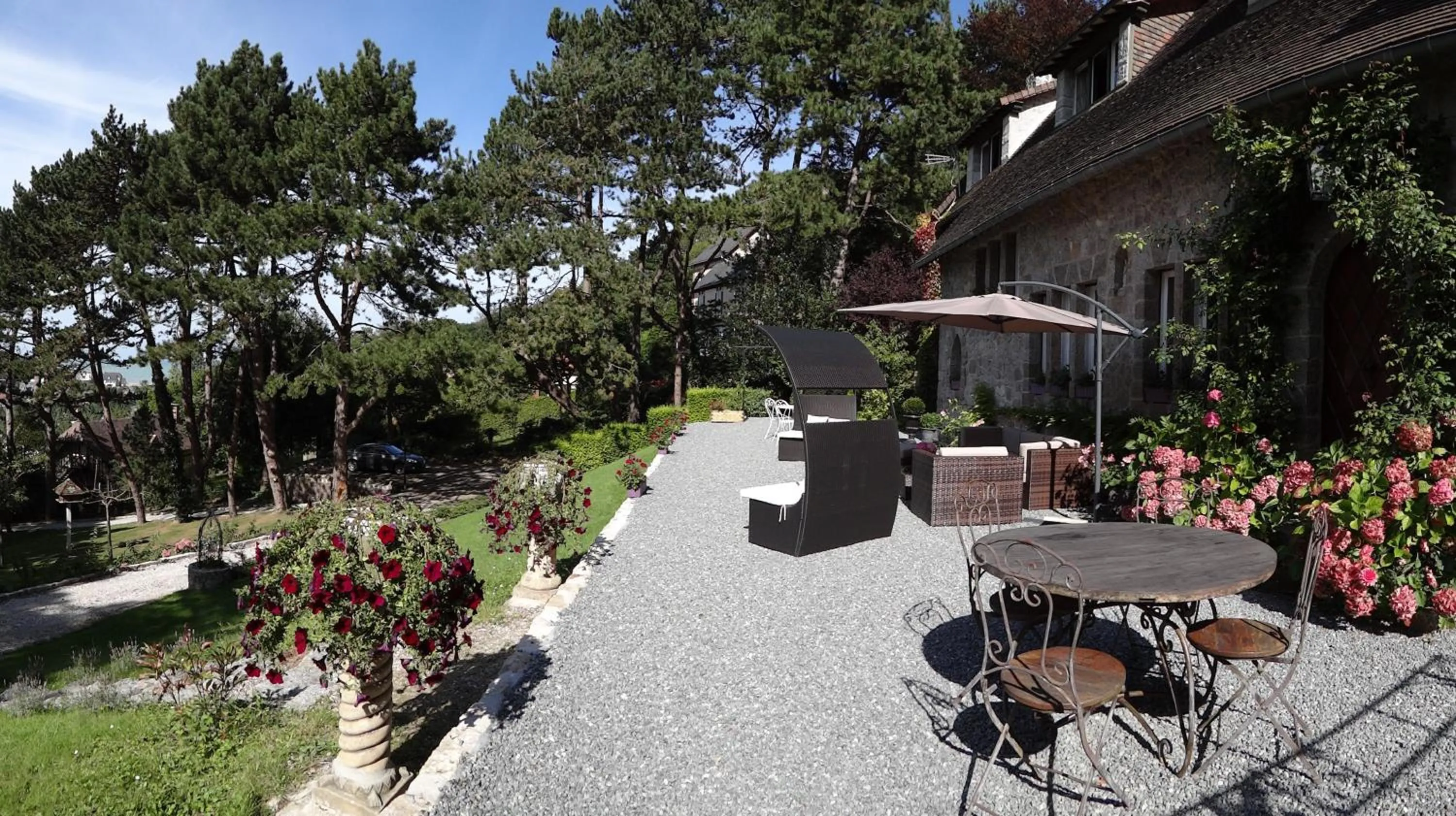 Garden in Chambres d'Hôtes Le Grismoustier