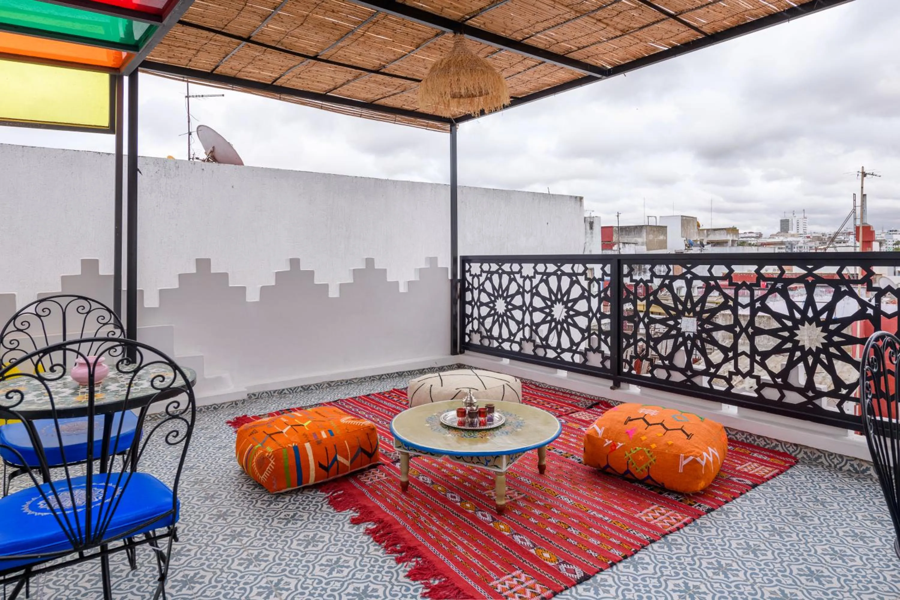 Patio in Luxurious Riad Center Rabat Dar Al Jeld