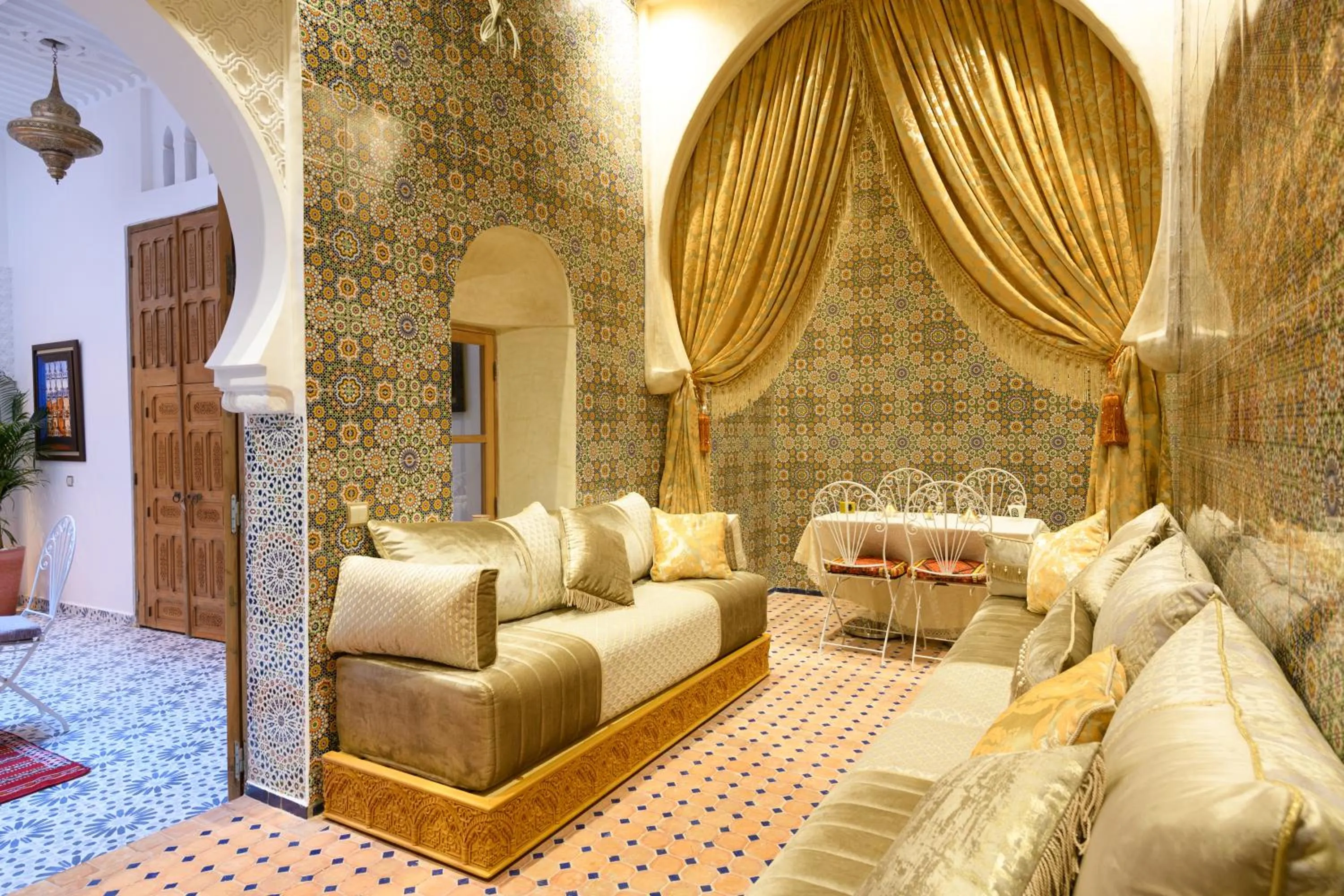 Living room in Luxurious Riad Center Rabat Dar Al Jeld