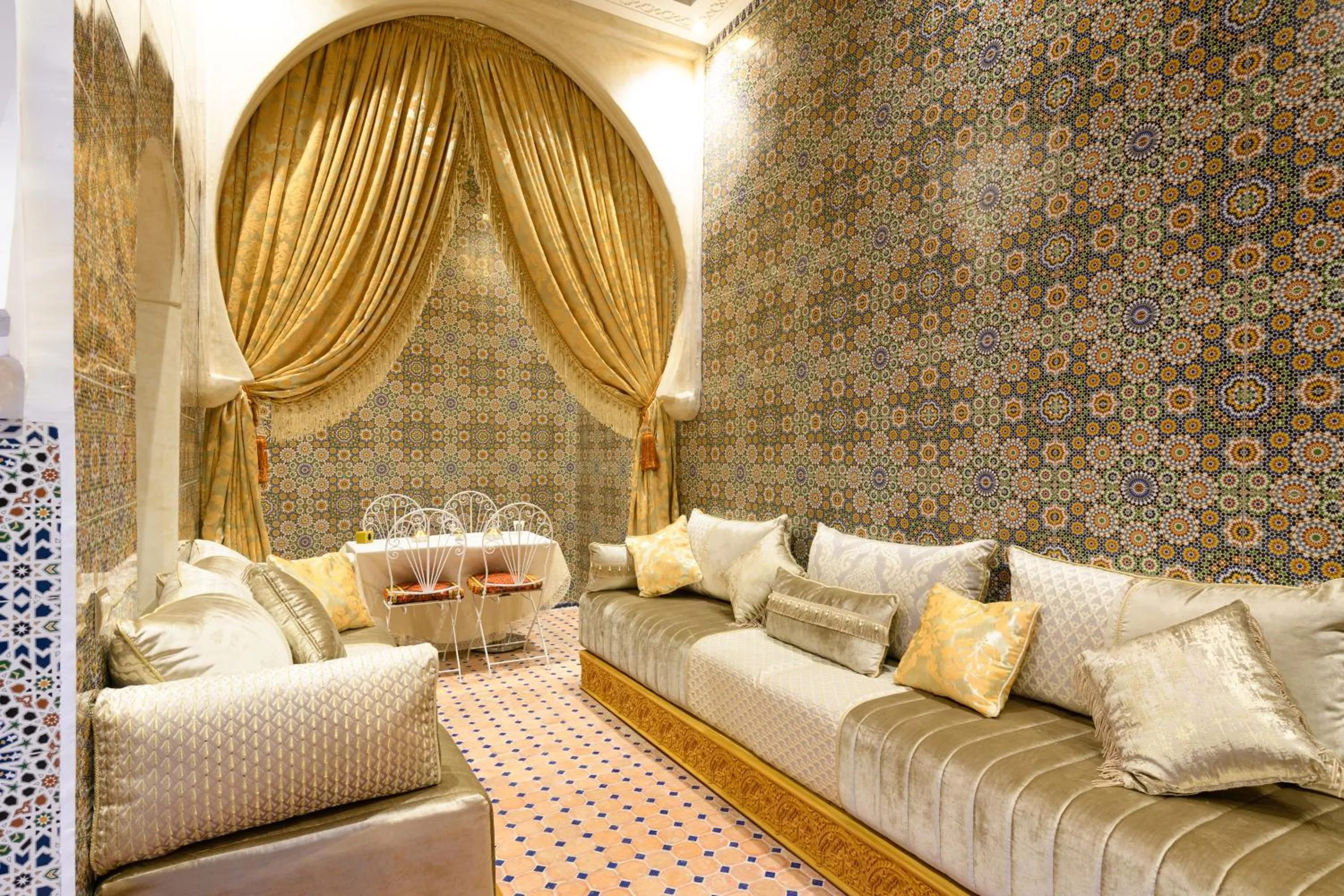 Living room in Luxurious Riad Center Rabat Dar Al Jeld
